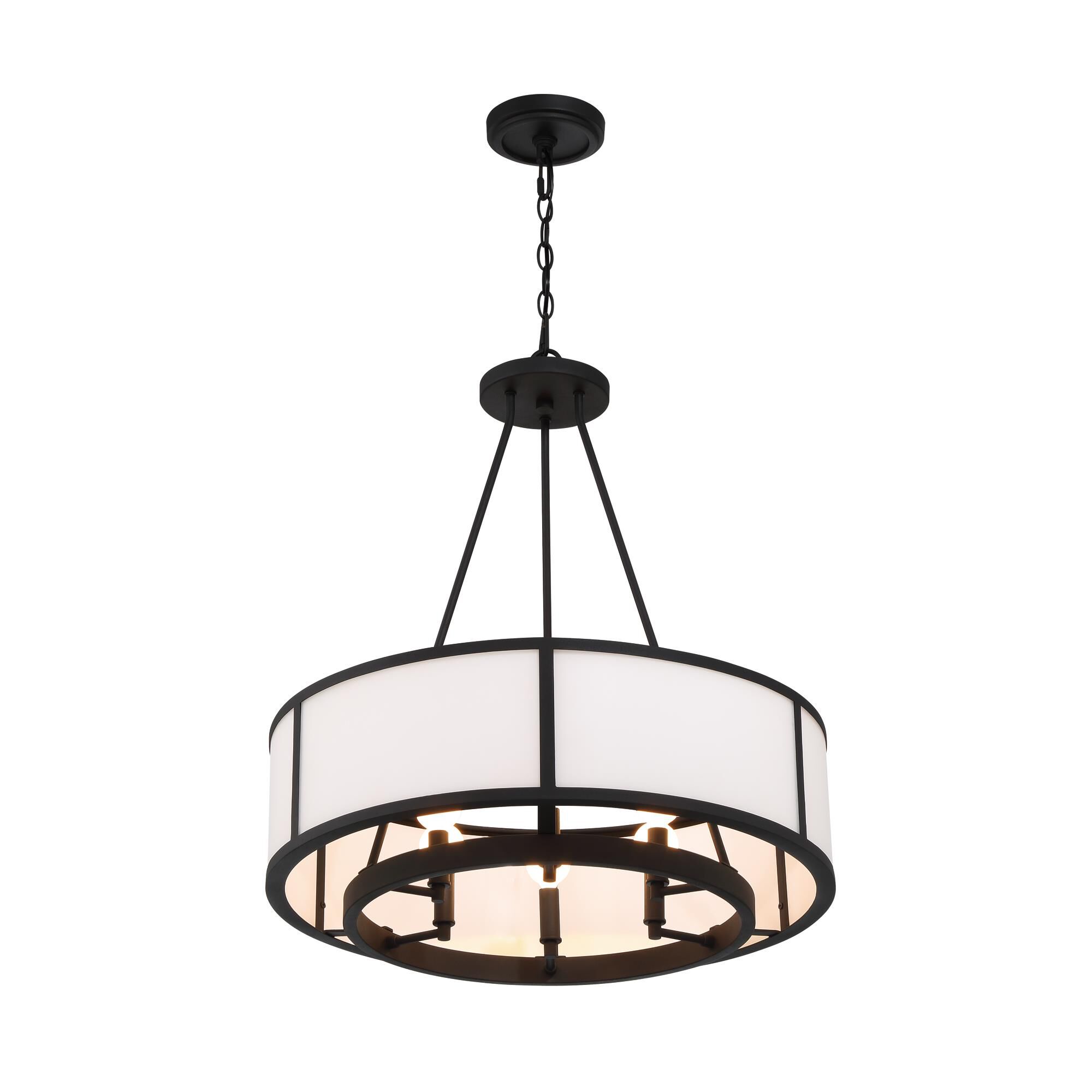 Bryant 24 Inch 6 Light Chandelier by Crystorama