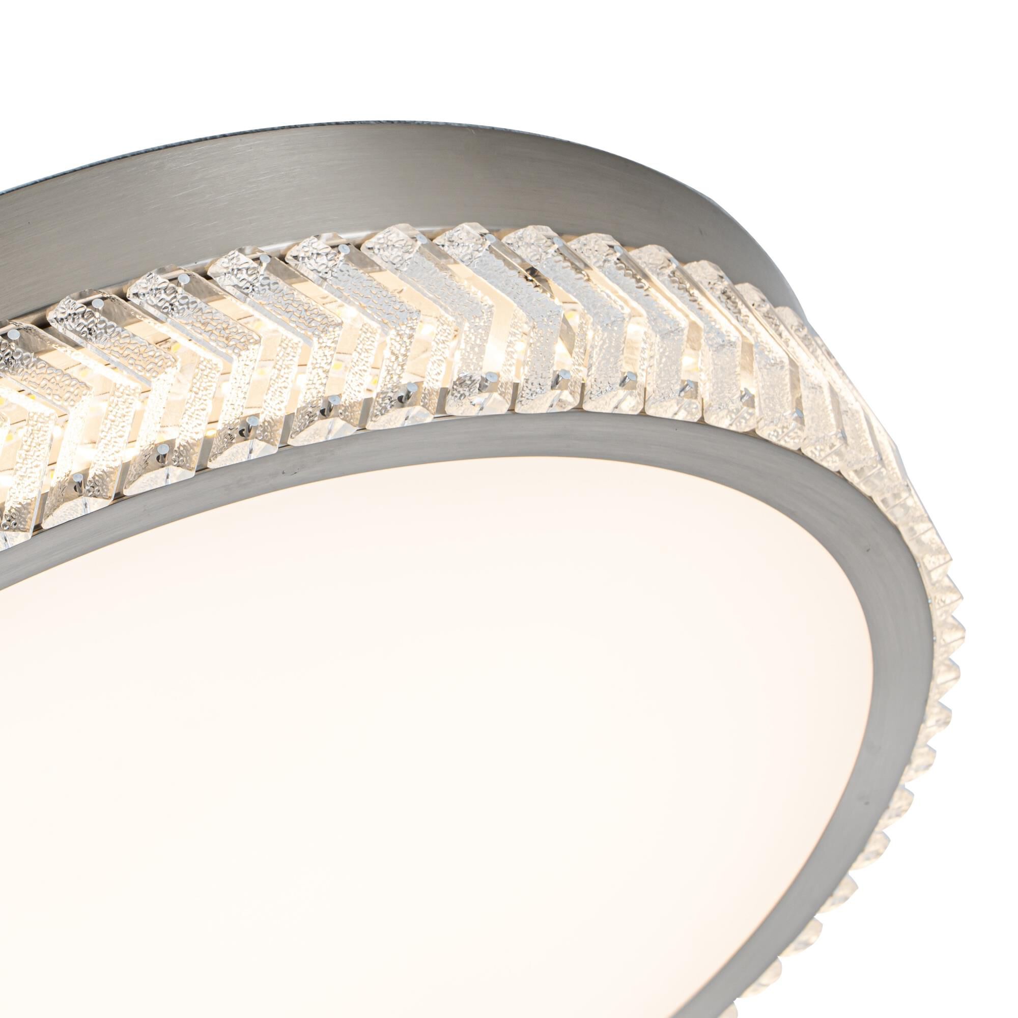 Shown in Brushed Nickel finish