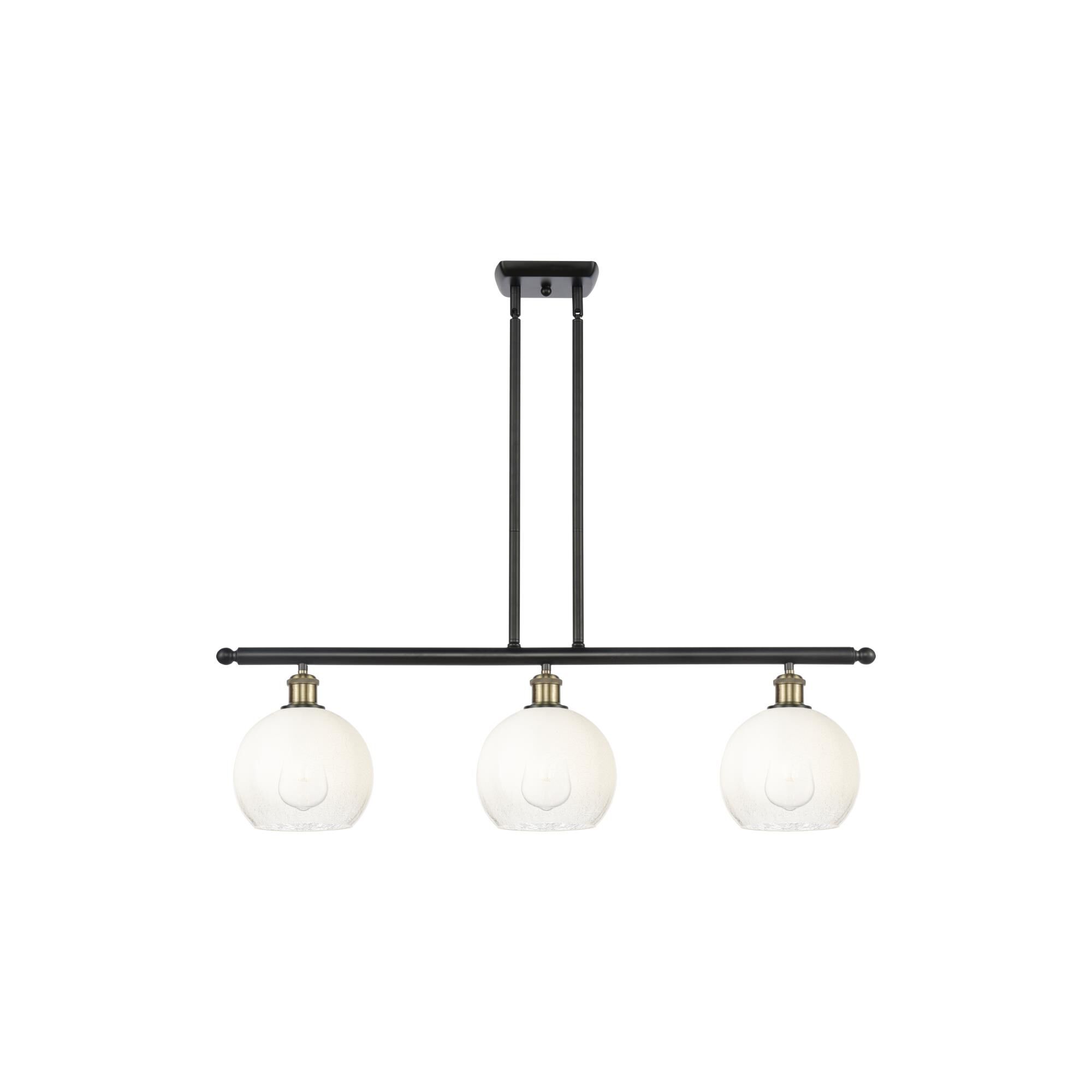 Bruno Marashlian Brookhaven Globe 36 Inch Linear Suspension Light by Innovations Lighting