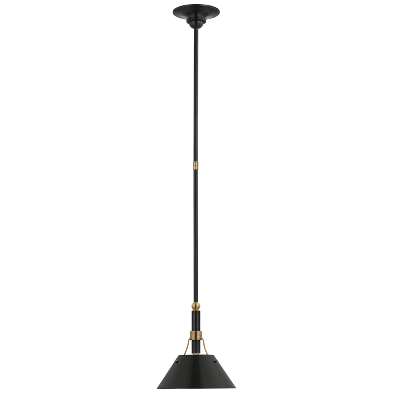 Visual Comfort Signature Collection Thomas O'Brien Turlington 8 Inch LED Mini Pendant