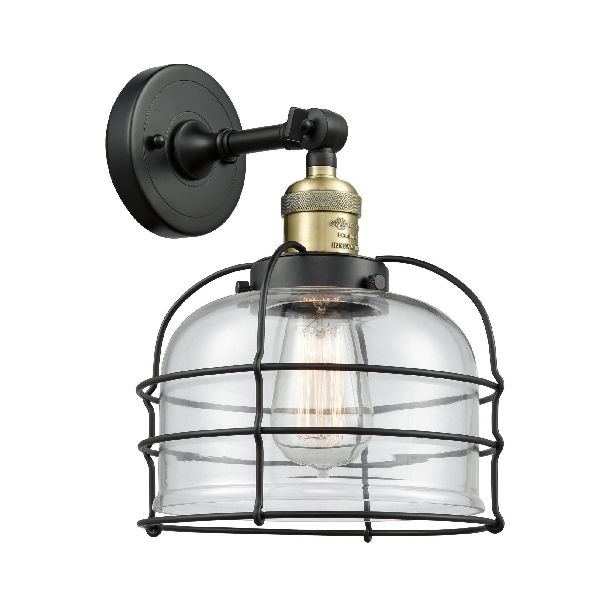 Innovations Lighting Bruno Marashlian Large Bell Cage 12 Inch Wall Sconce