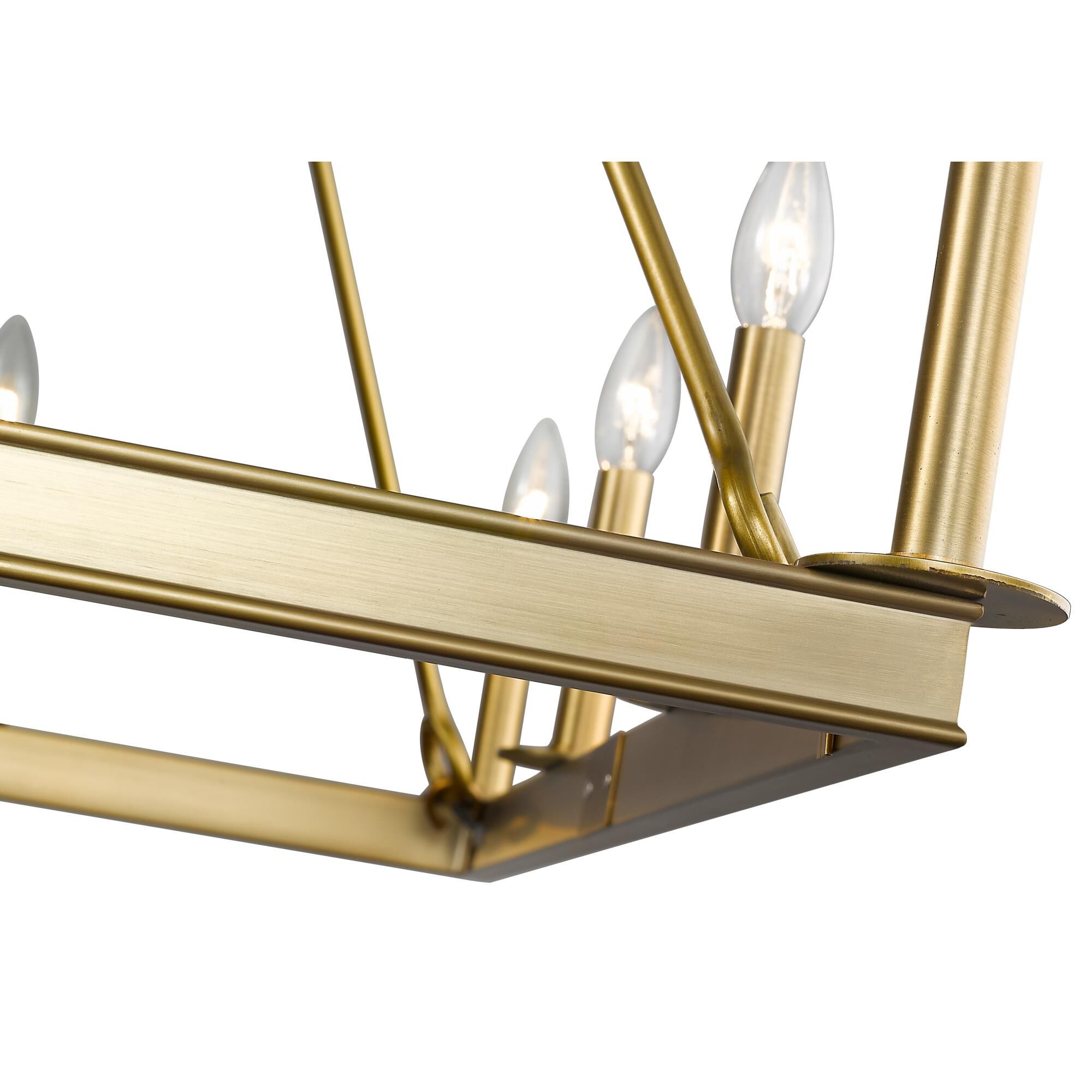 Shown in Olde Brass finish and --- glass and --- shade