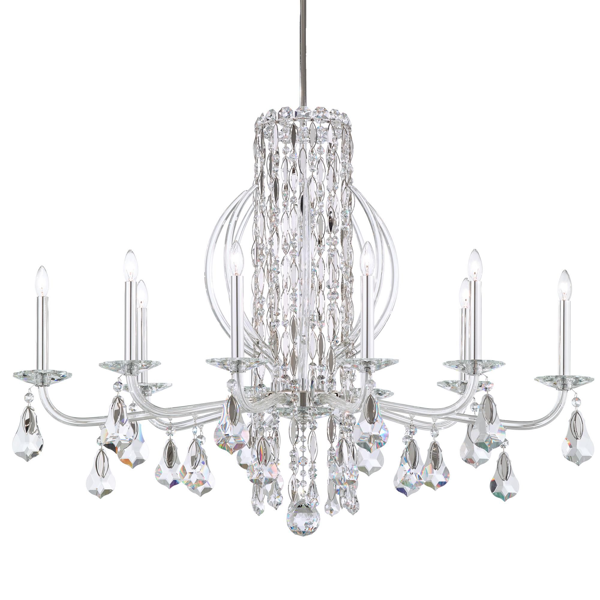 Shown in Polished Stainless Steel finish and Clear Radiance crystal