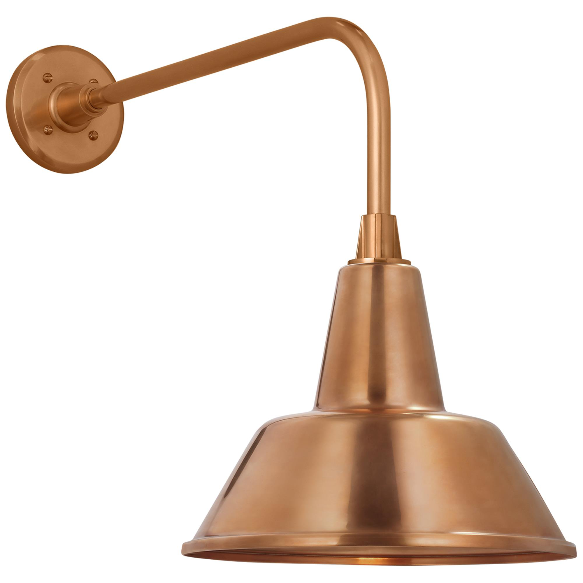 Shown in Soft Copper finish and Copper shade