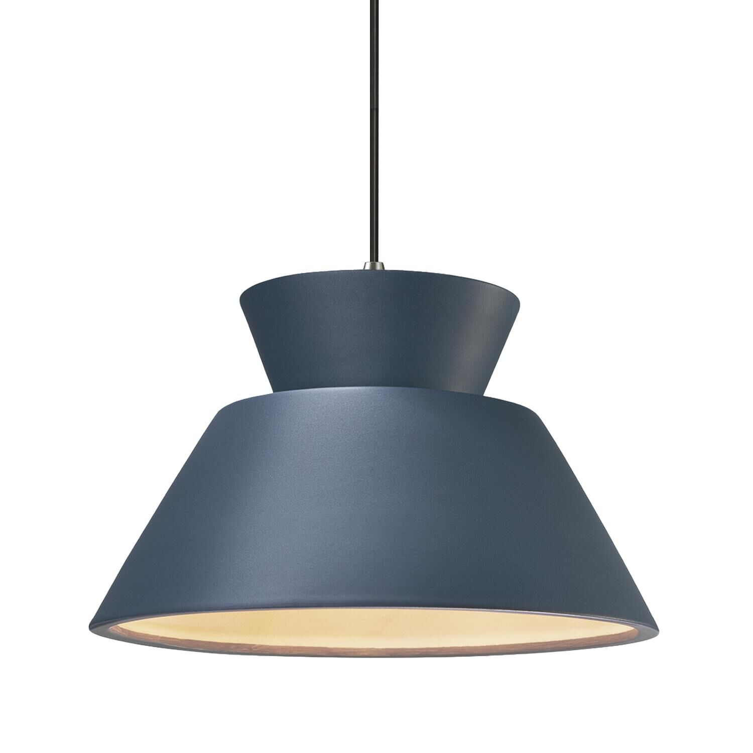 Shown in Polished Chrome finish and Midnight Sky shade