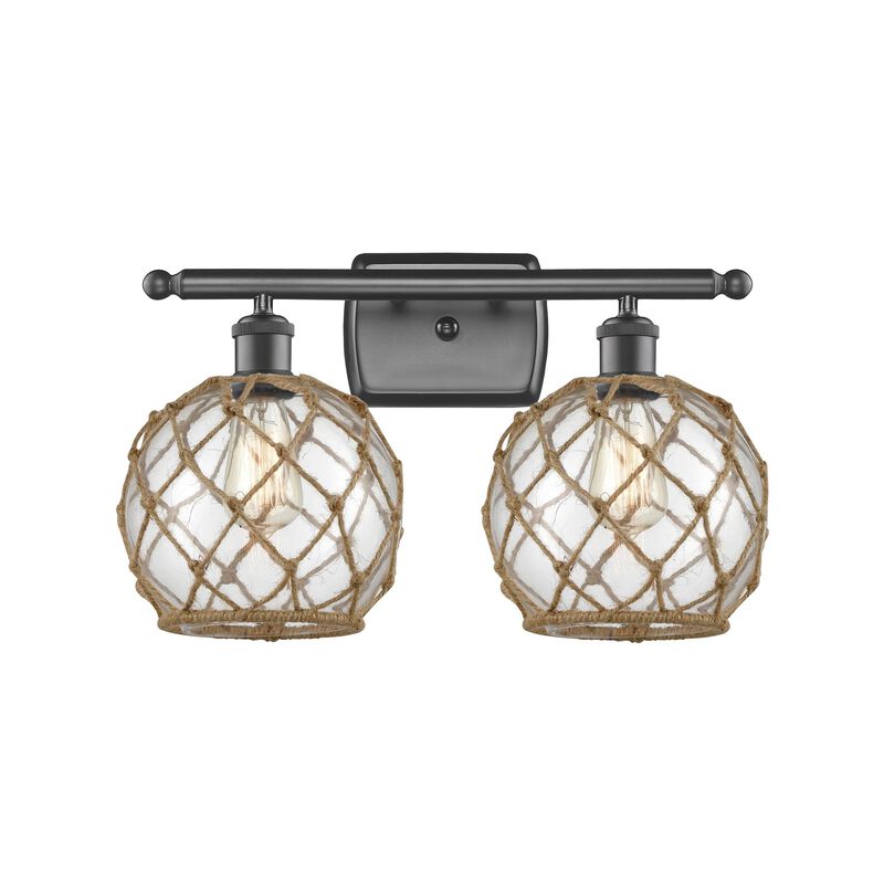 Bruno Marashlian Farmhouse Rope 18 Inch Bath Vanity Light by Innovations Lighting