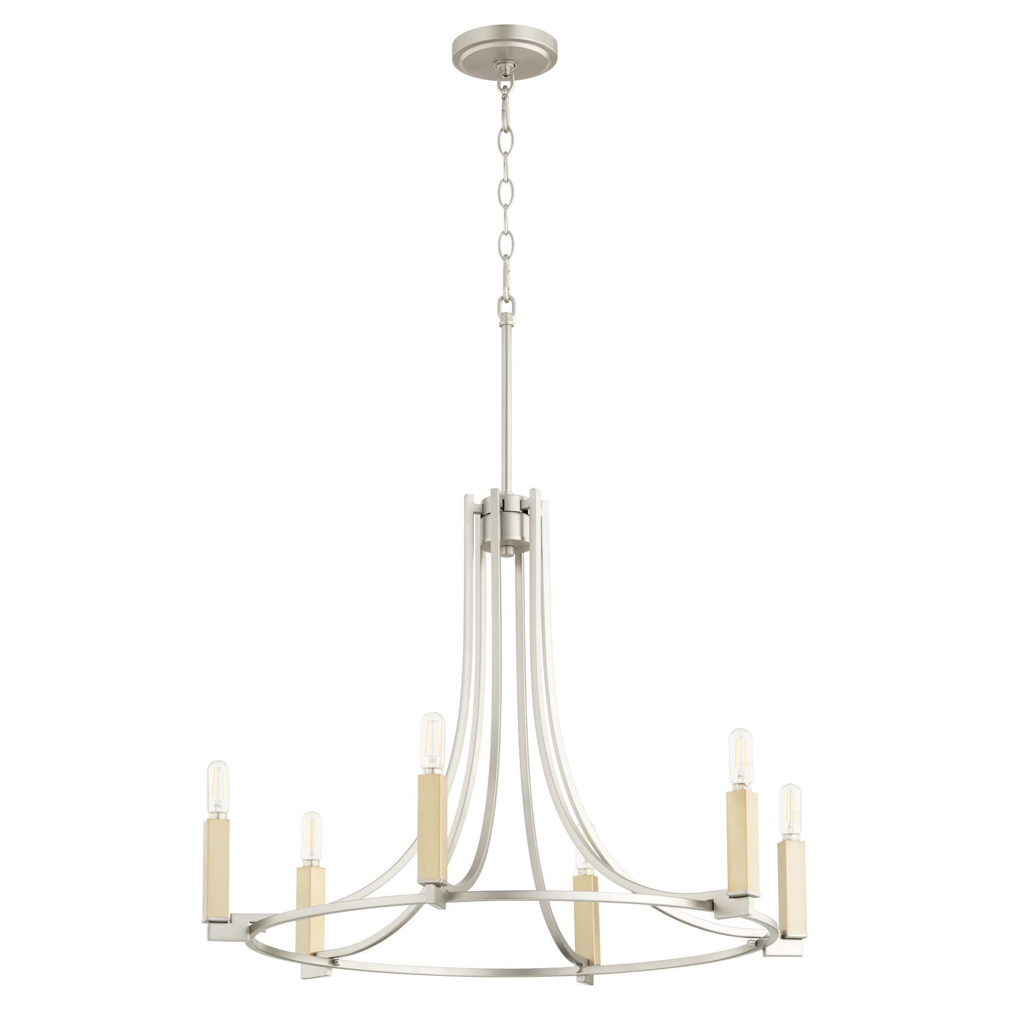 Olympus 27 Inch 6 Light Chandelier by Quorum International