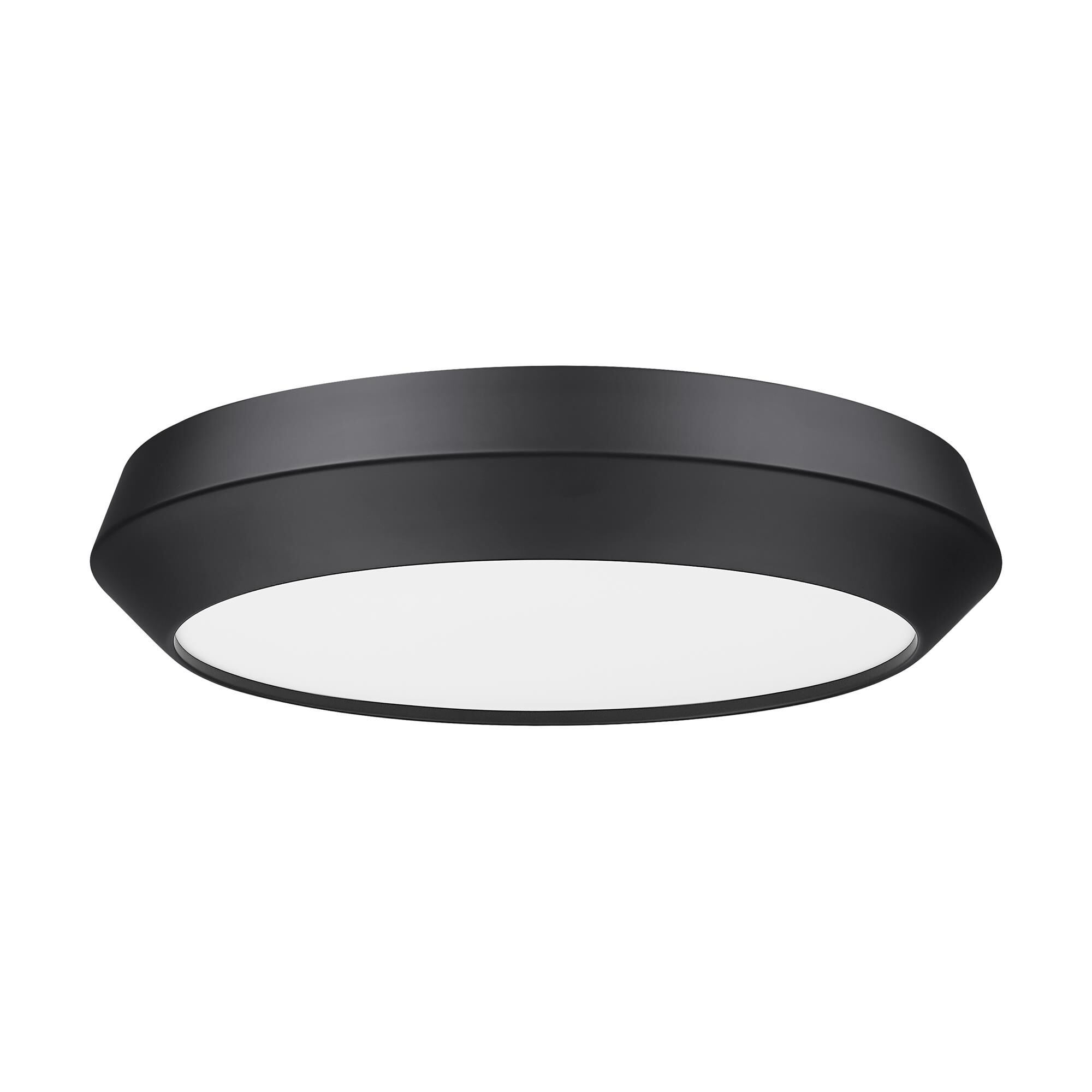 Shown in Matte Black finish and White glass