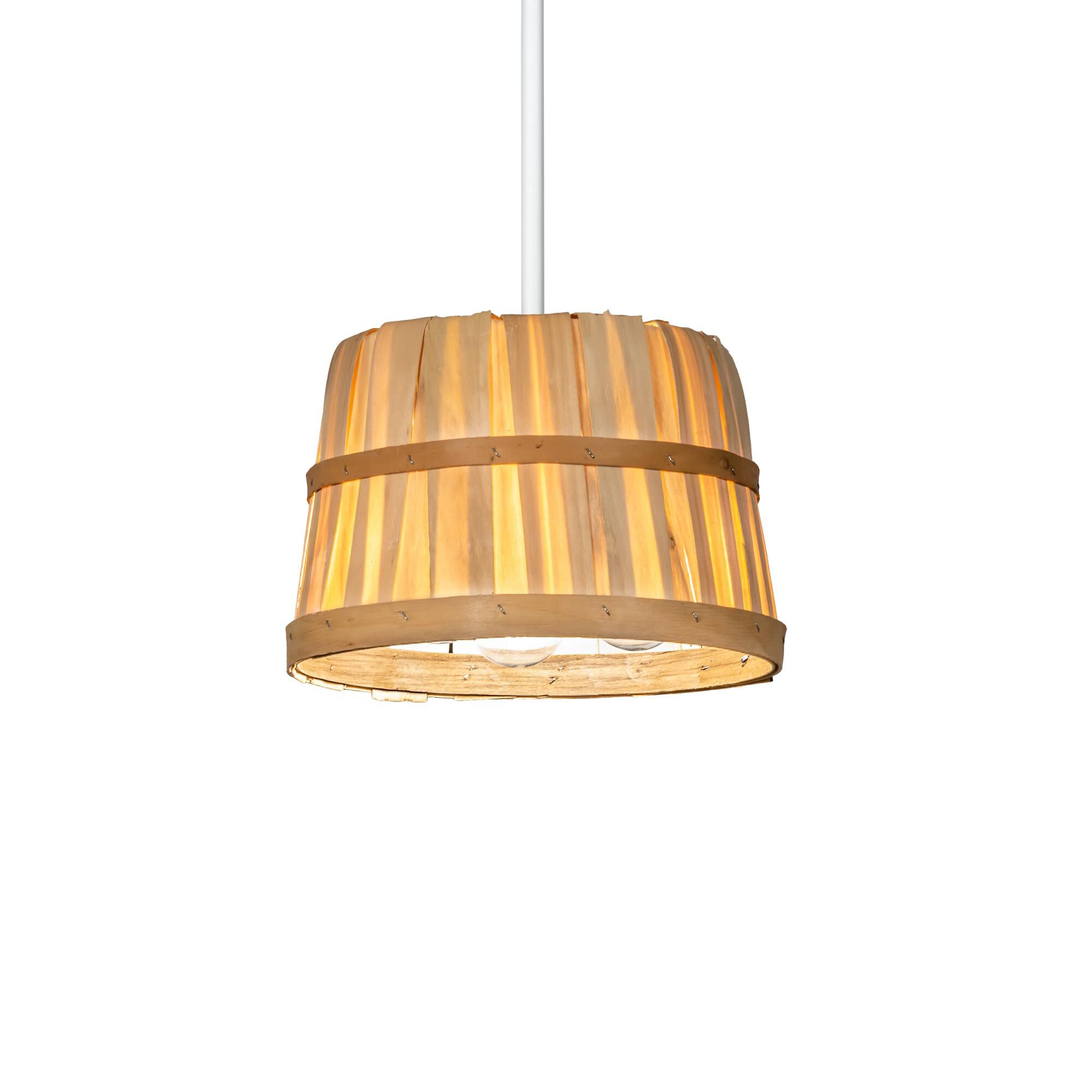 Bushel Basket 11 Inch LED Mini Pendant by Meyda Lighting