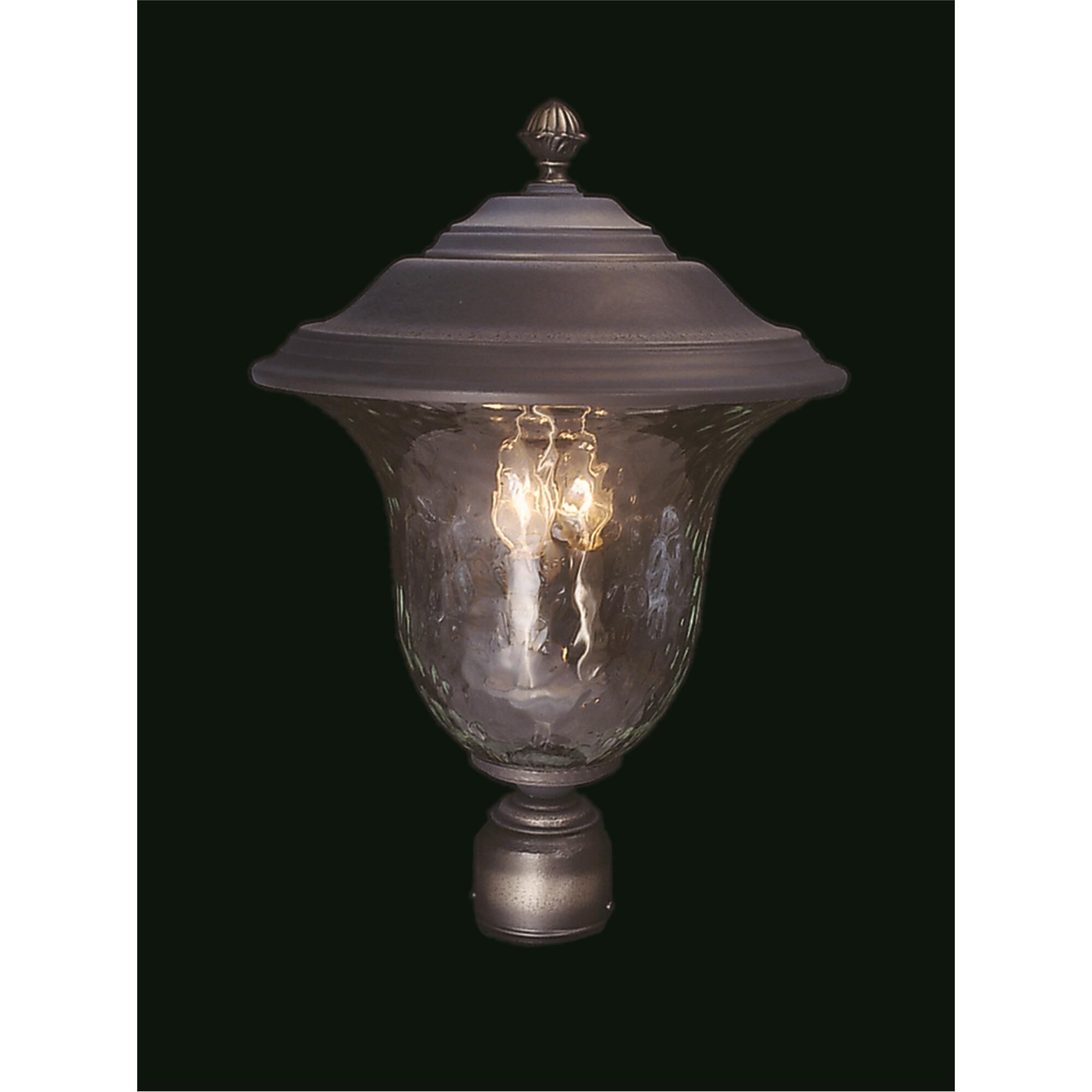 Carcassonne 19 Inch Tall 3 Light Outdoor Post Lamp by Framburg