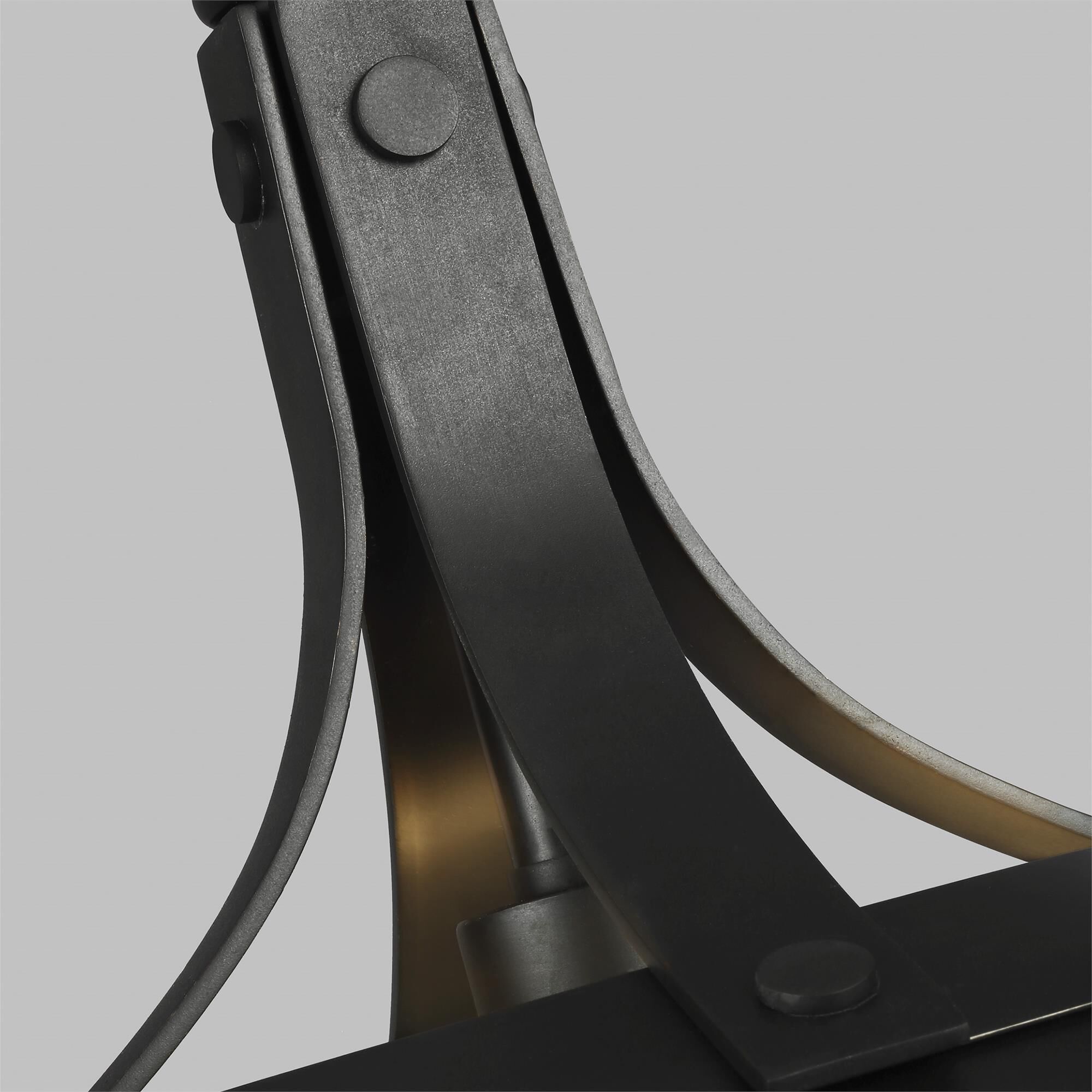 Shown in Aged Iron finish and Aged Ironsteel shade