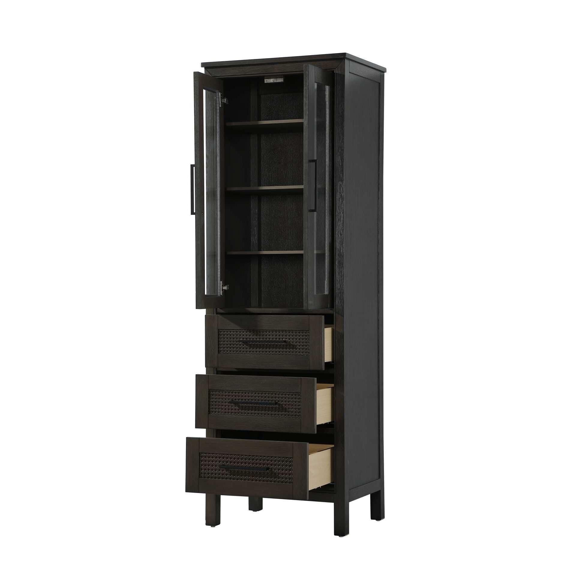 Shown in Chocolate Oak finish