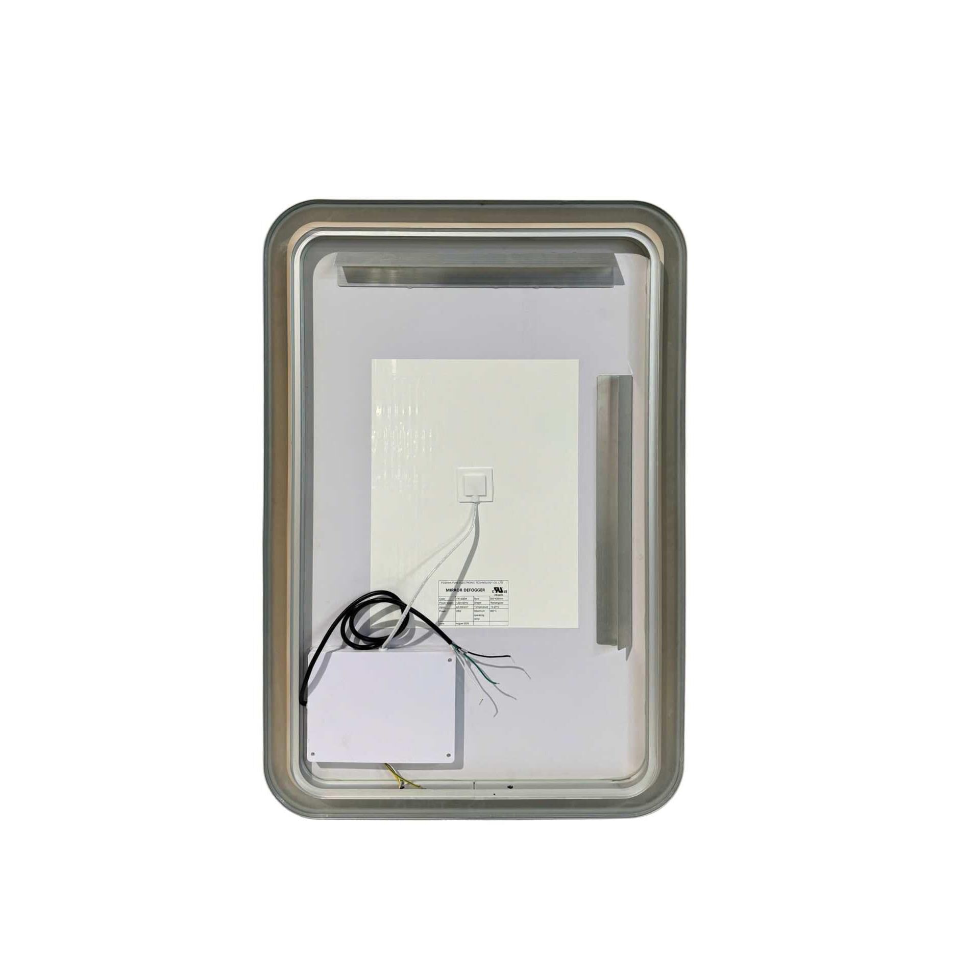 Harmoni 36 Inch Rectangular LED Lighted Mirror by Elegant Decor