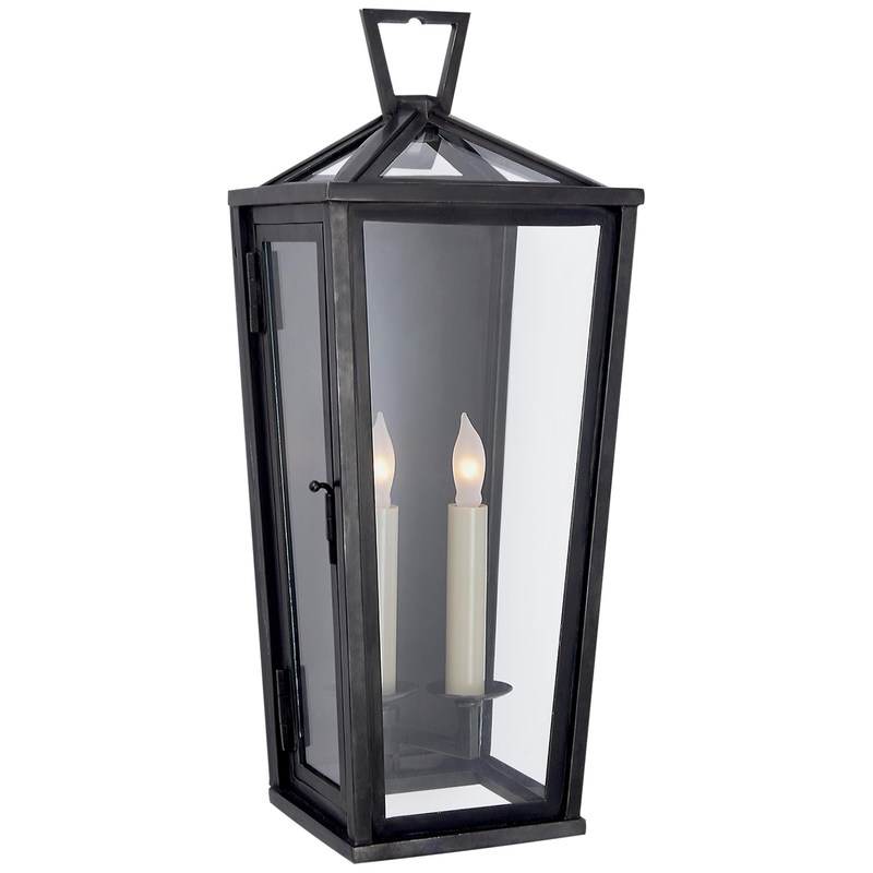 Chapman & Myers Darlana 18 Inch Tall 2 Light Outdoor Wall Light by Visual Comfort Signature Collection