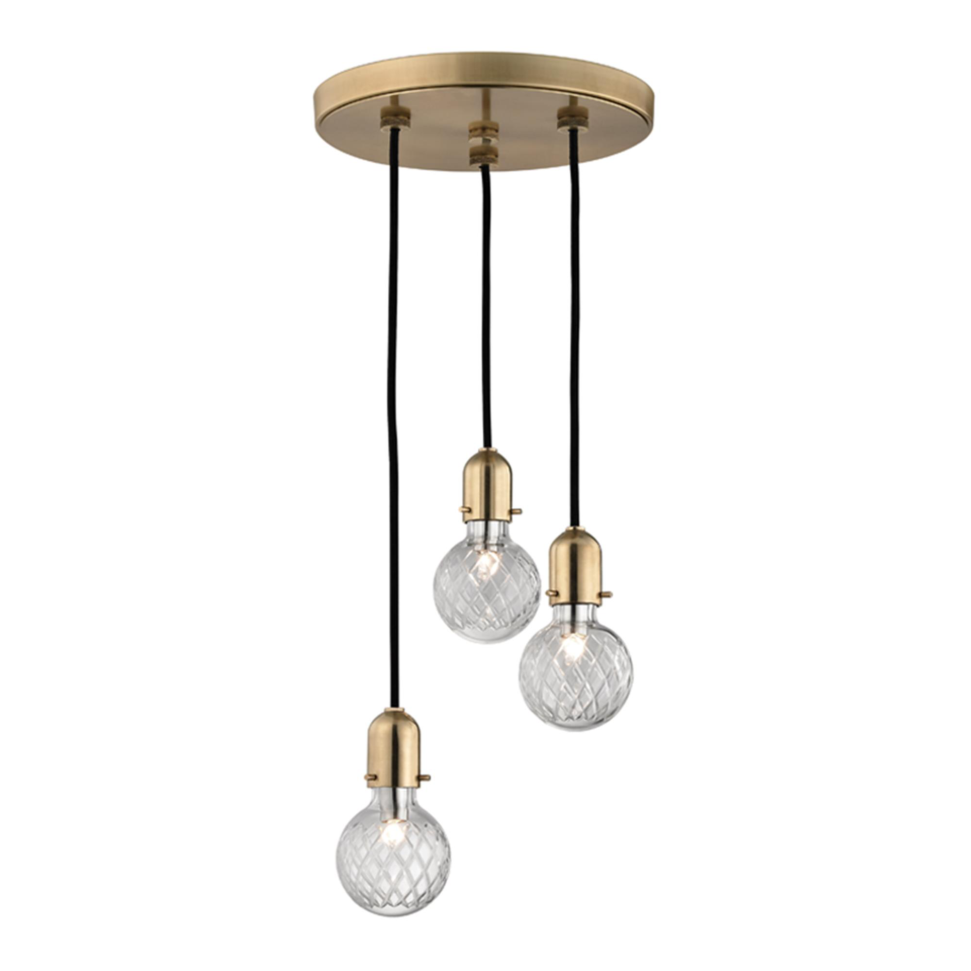 Marlow 10 Inch 3 Light Multi Light Pendant,