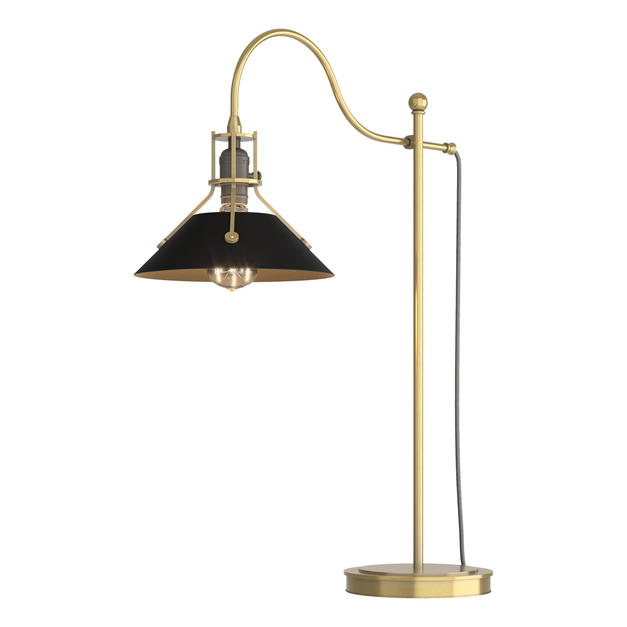 Shown in Modern Brass finish and Black (10) accent
