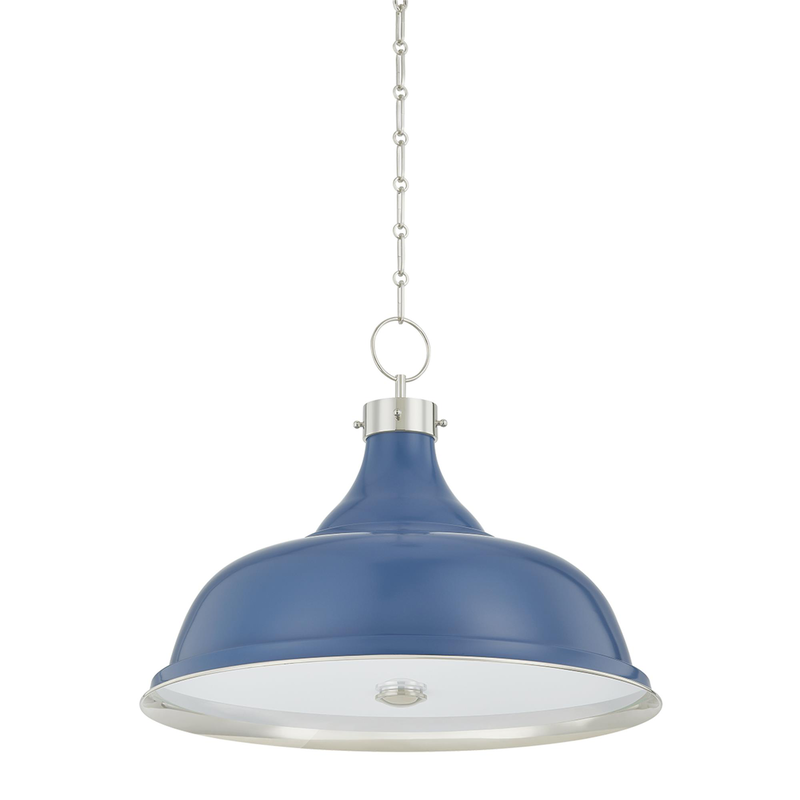 Mark D. Sikes Painted No. 1 Medium Pendant Light by Hudson Valley Lighting