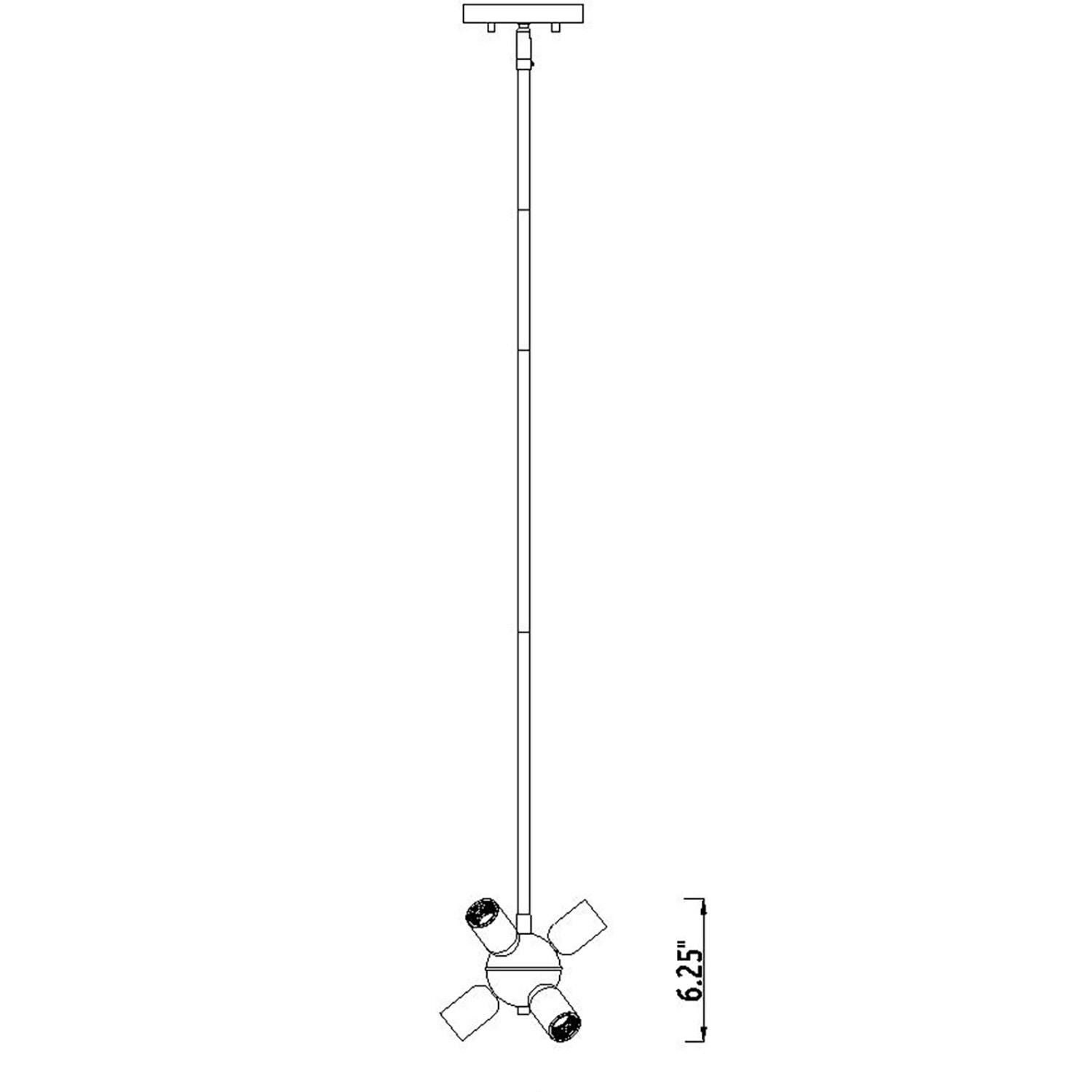 Gambit 7 Inch Mini Pendant by Designers Fountain