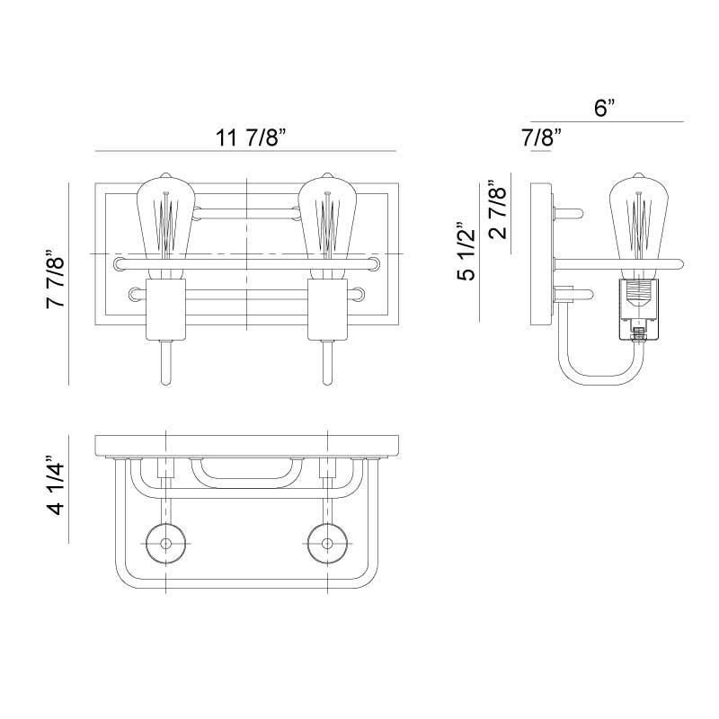 Napa 11 Inch Wall Sconce by Matteo Lighting