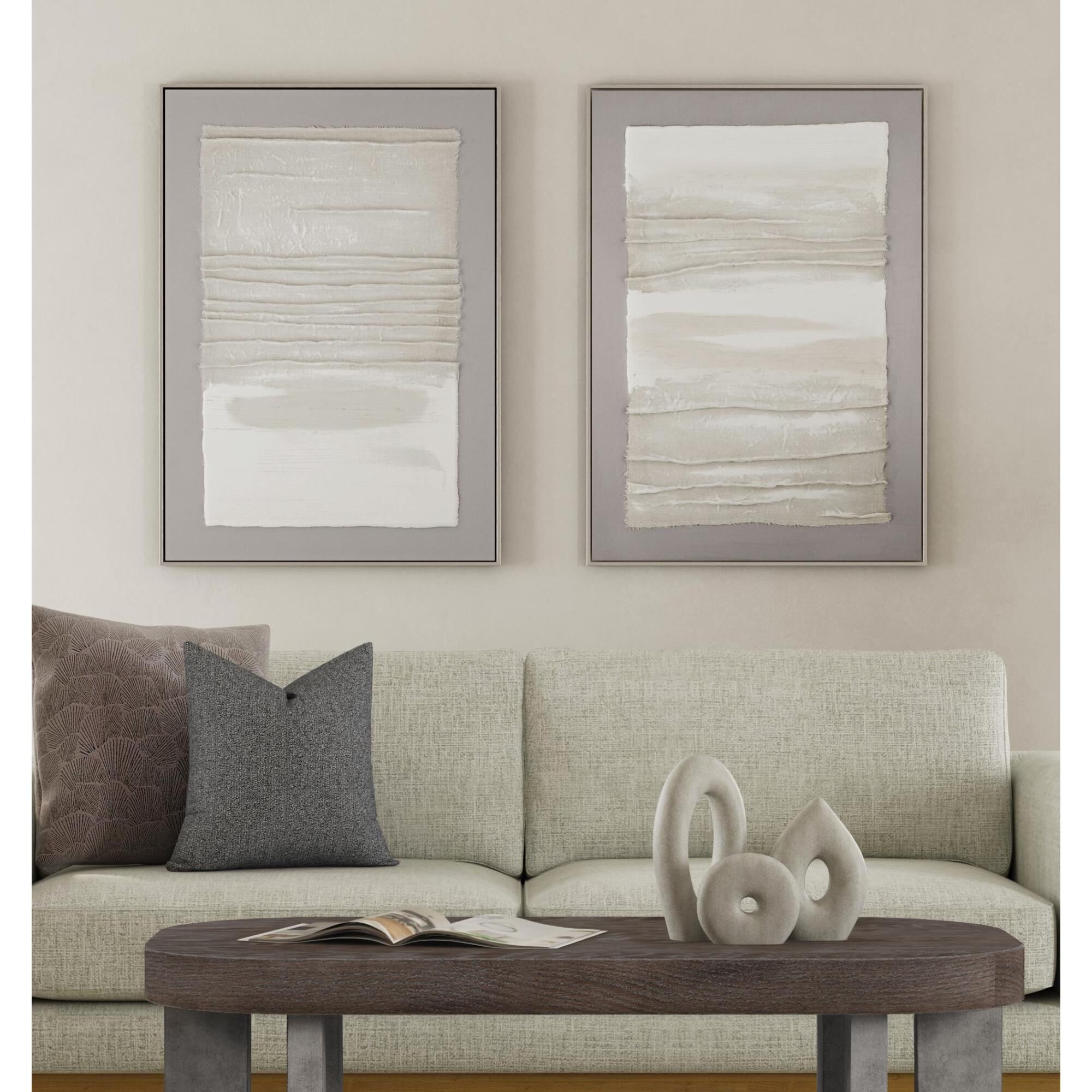 Zole I 40 Inch Alternative Wall Art by Bassett Mirror Company