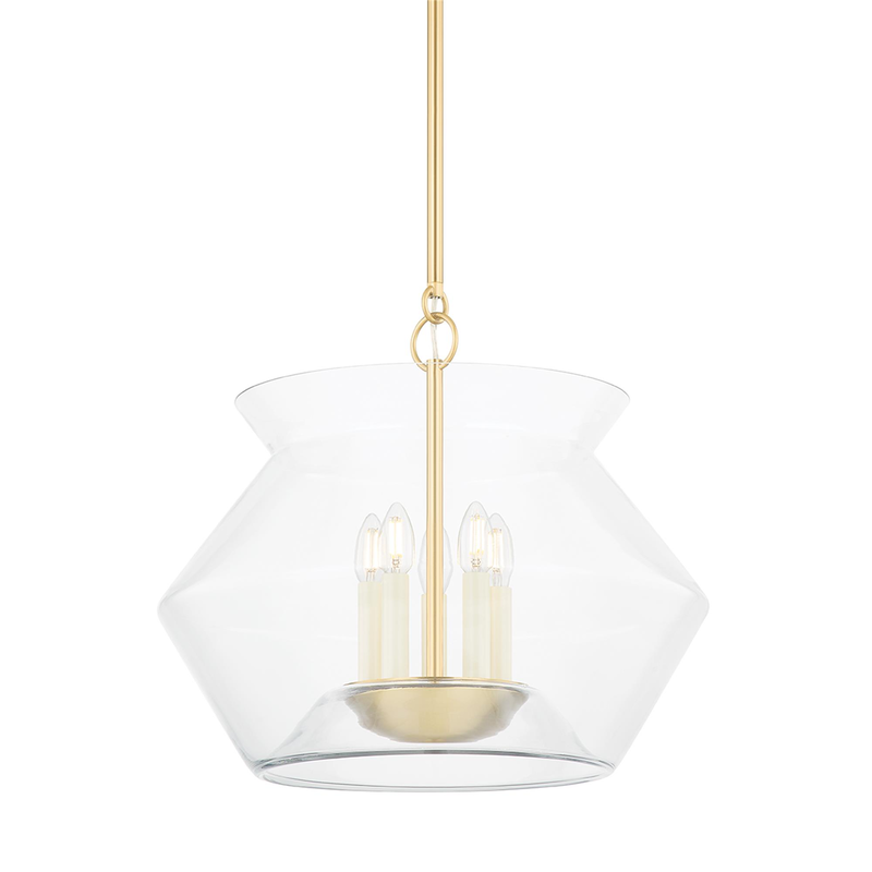 Edmonton 21 Inch Lantern Pendant by Hudson Valley Lighting