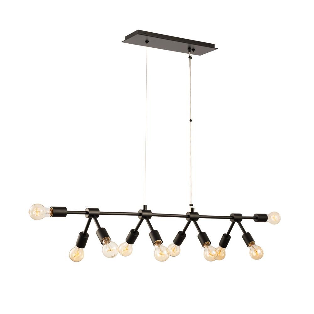 Union 40 Inch 10 Light Linear Suspension Light by Kalco Lighting