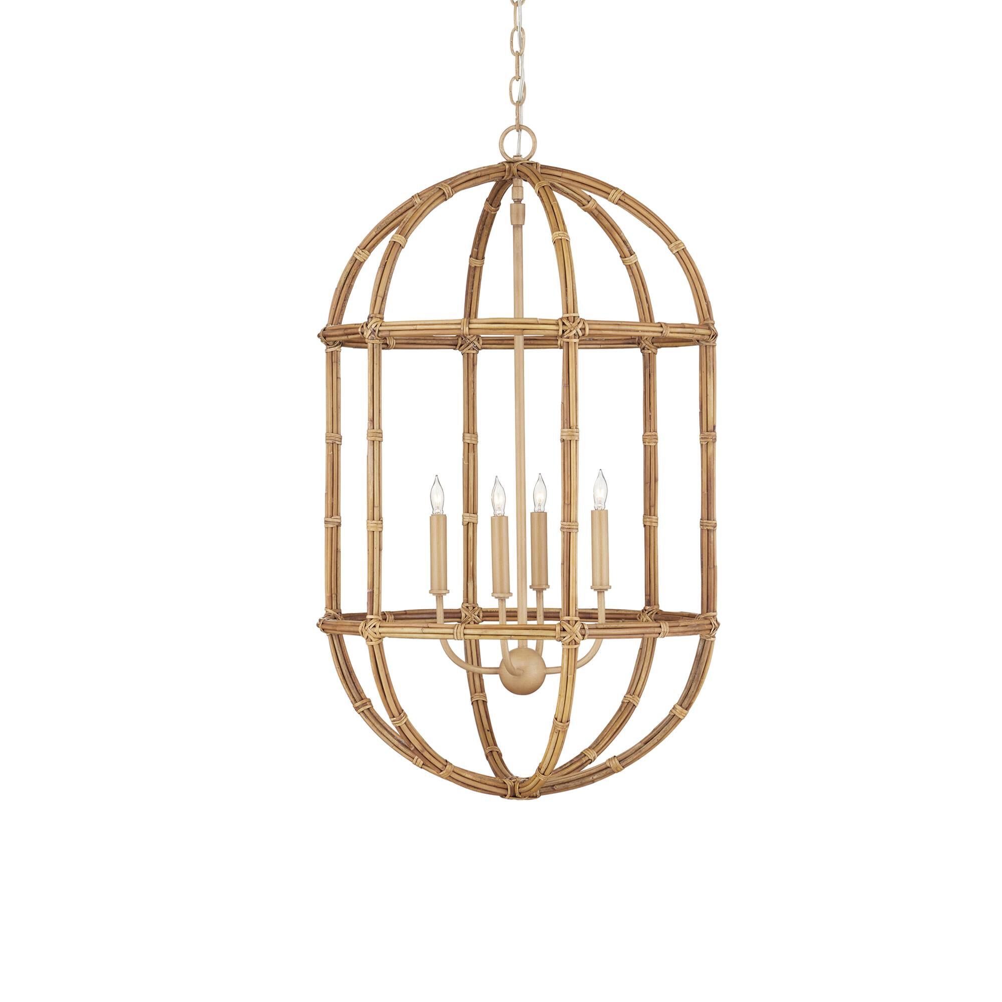 Charrette Cage Pendant by Currey and Company