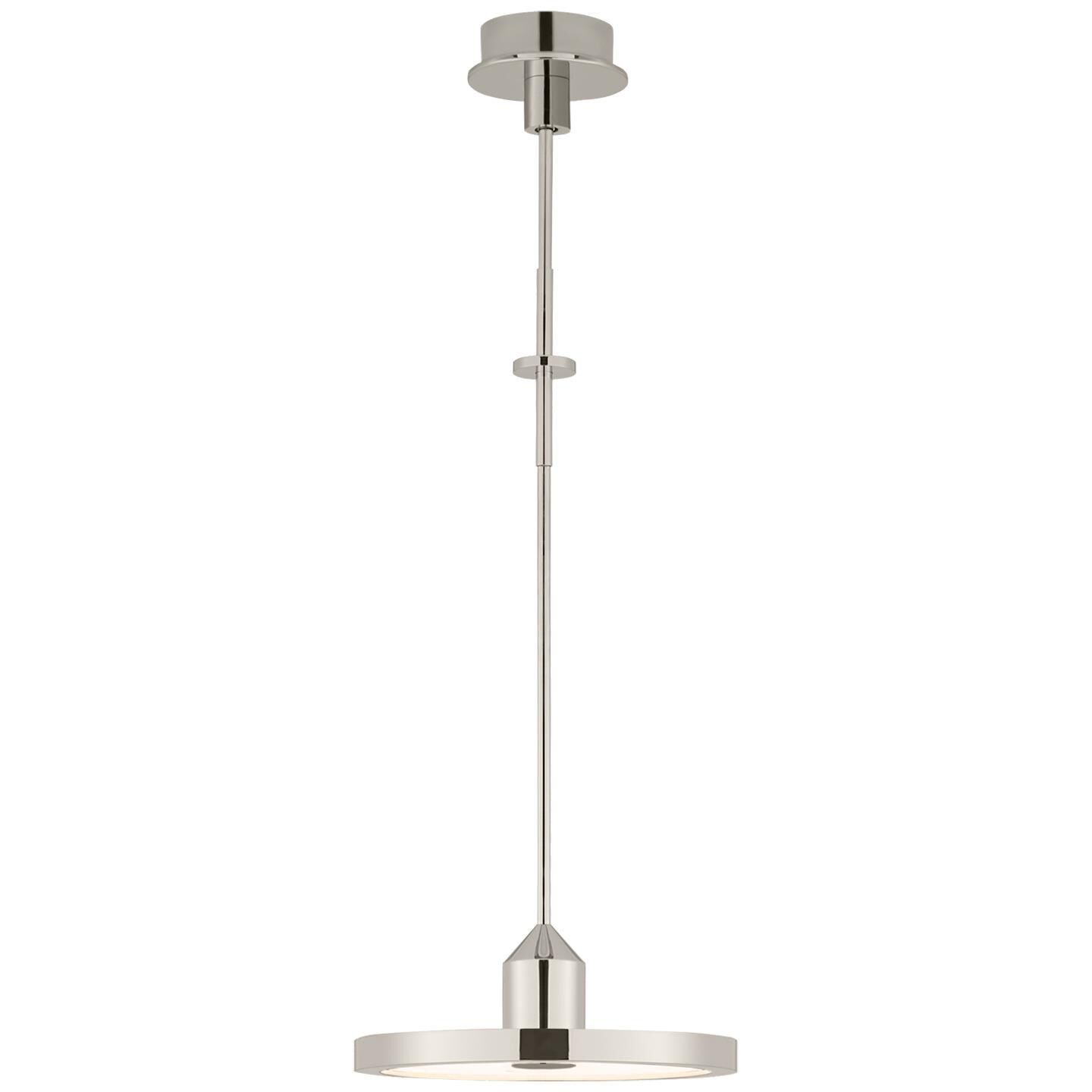 Shown in Polished Nickel finish and No Option shade