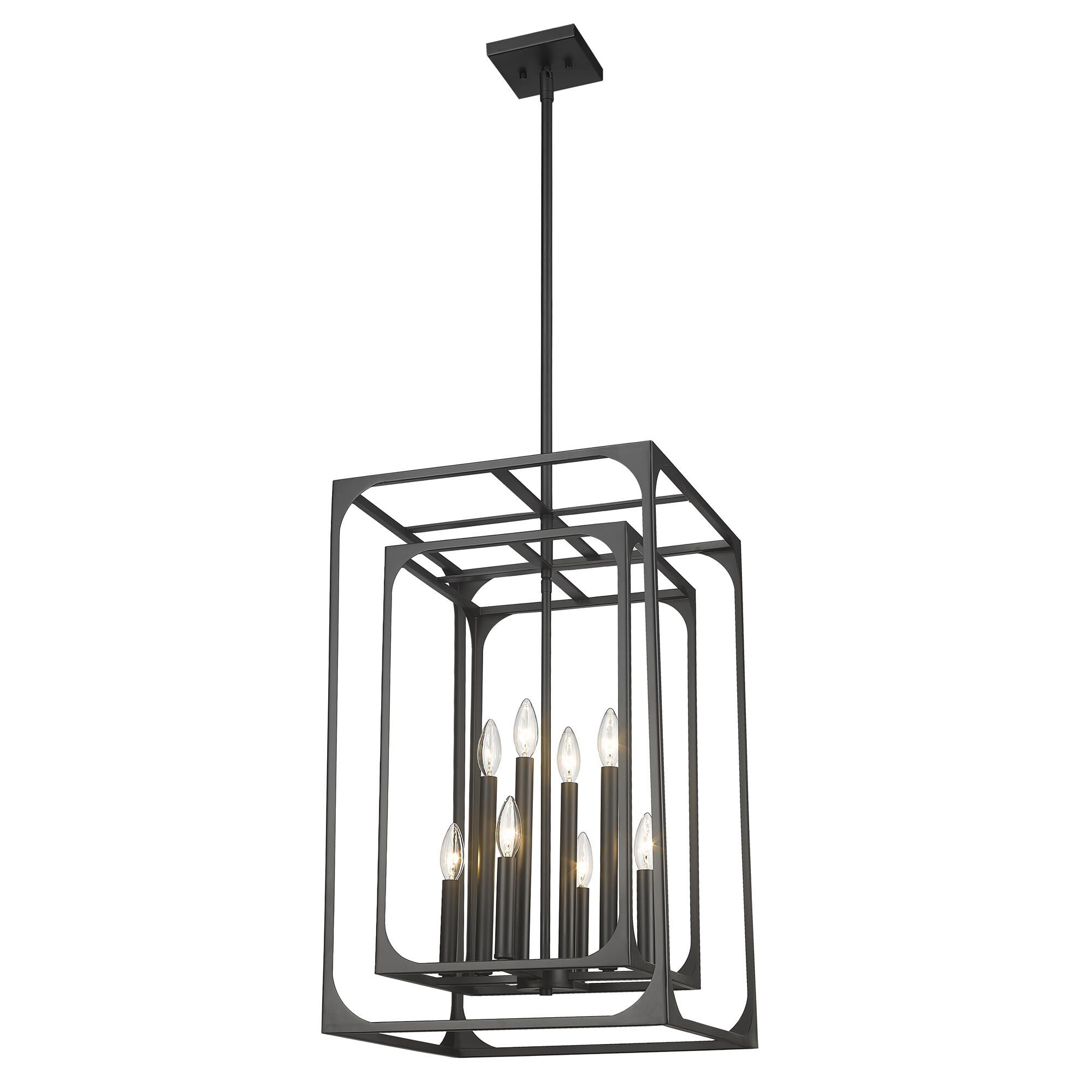 Shown in Matte Black finish and Steel shade