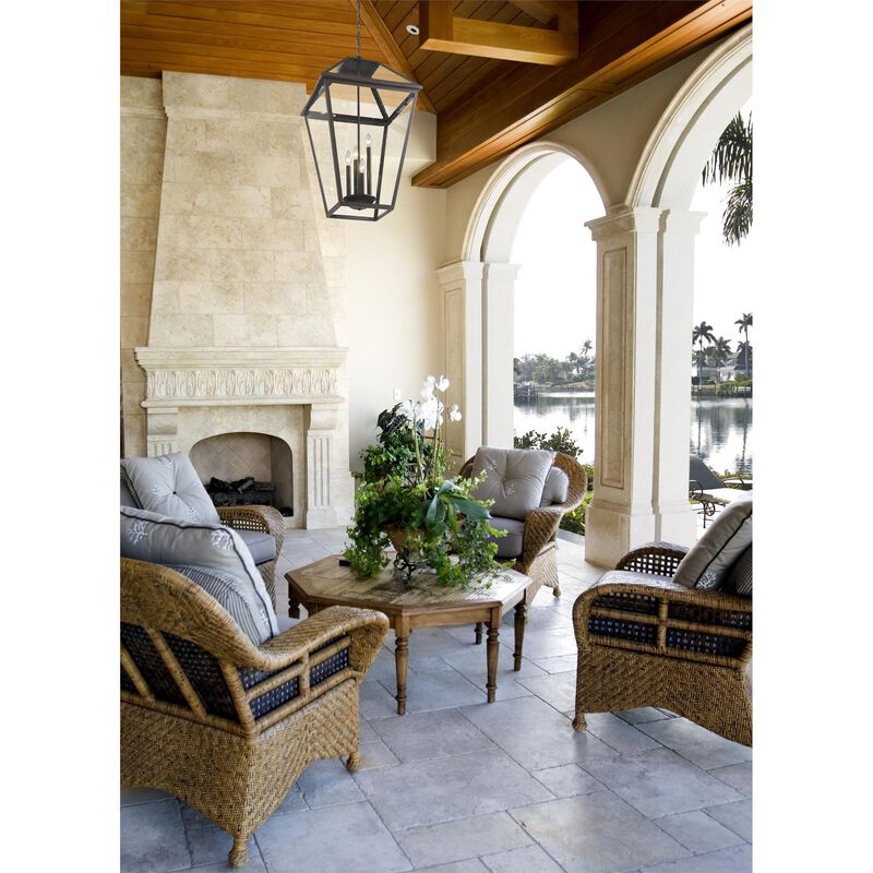 Talbot 20 Inch 4 Light Outdoor Flush Mount by Z-Lite