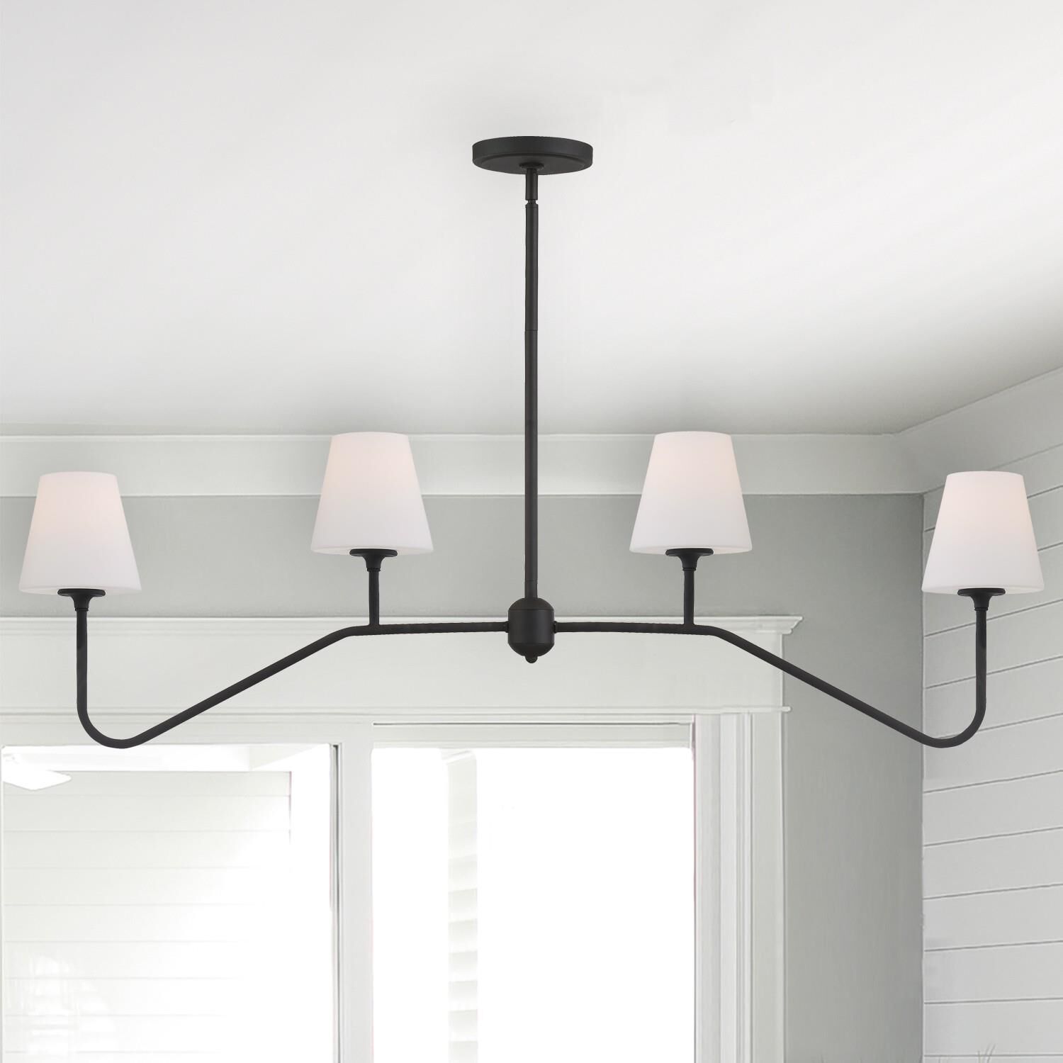 Keenan 48 Inch 4 Light Chandelier by Crystorama