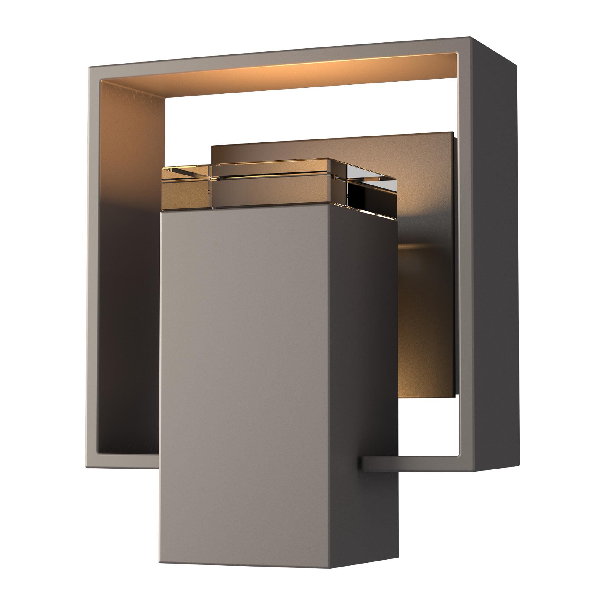 Hubbardton Forge Shadow Box 8 Inch Tall Outdoor Wall Light