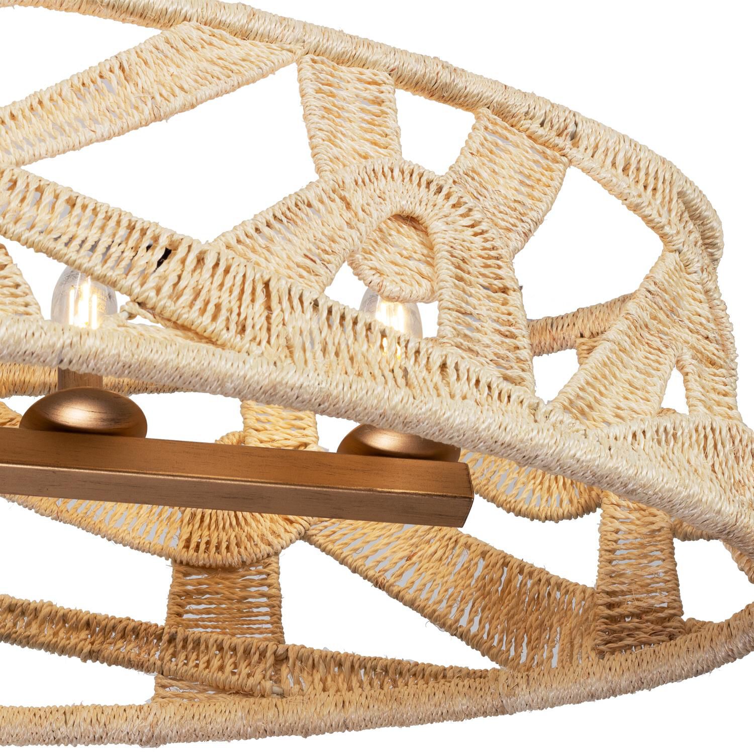 Shown in Modern Gold and White finish