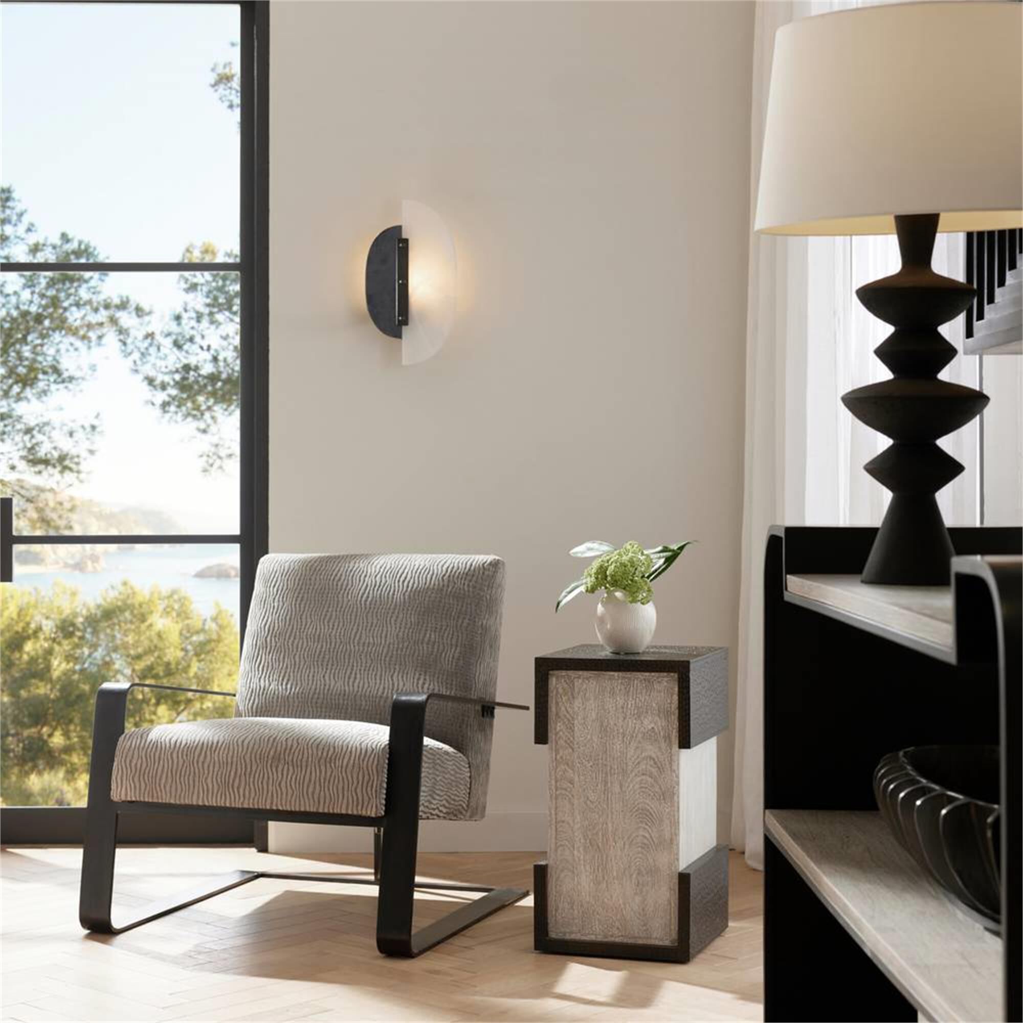Shown in White finish