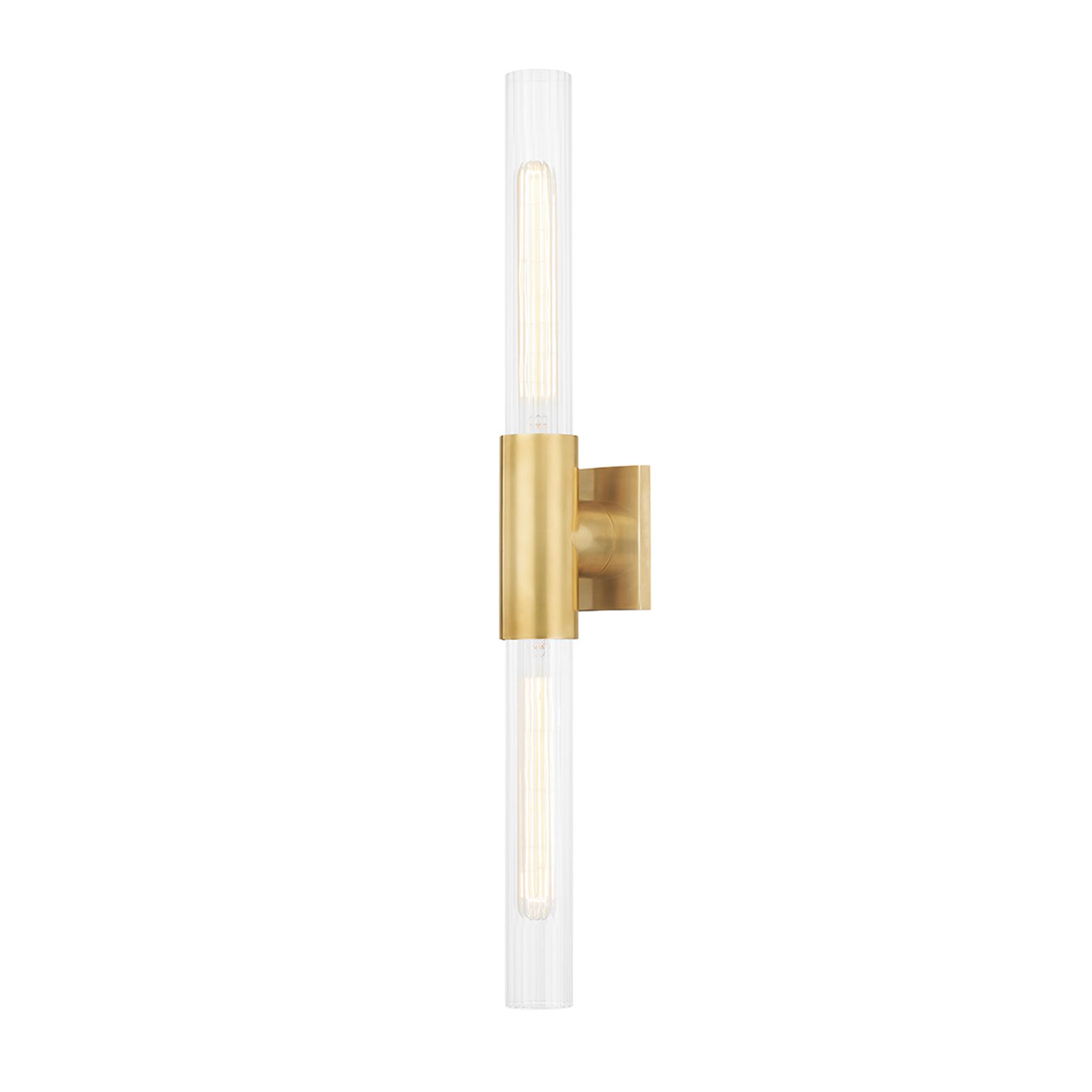 Asher Large 2 Light Wall Sconce,