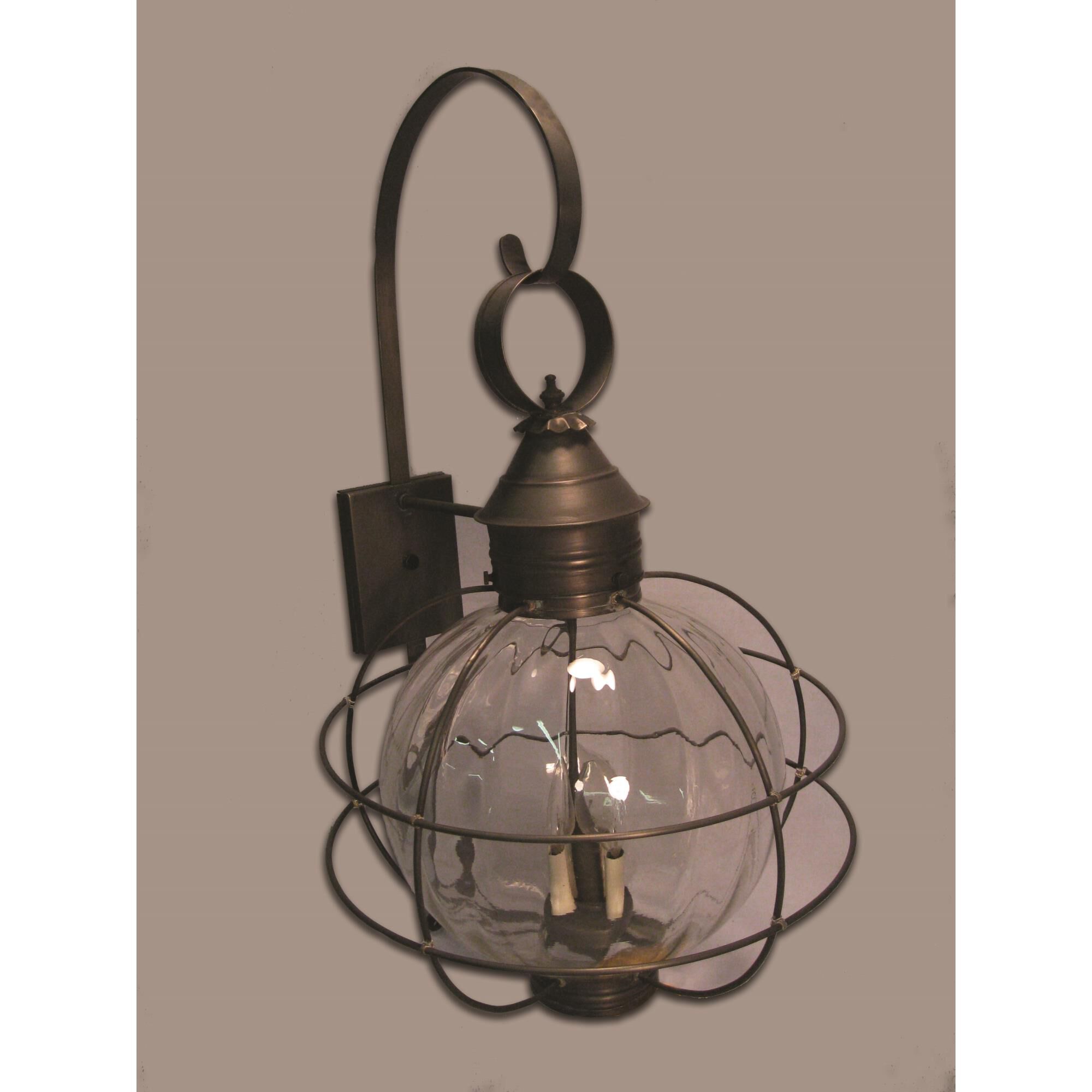 Onion 28 Inch Tall 3 Light Outdoor Wall Light by Northeast Lantern
