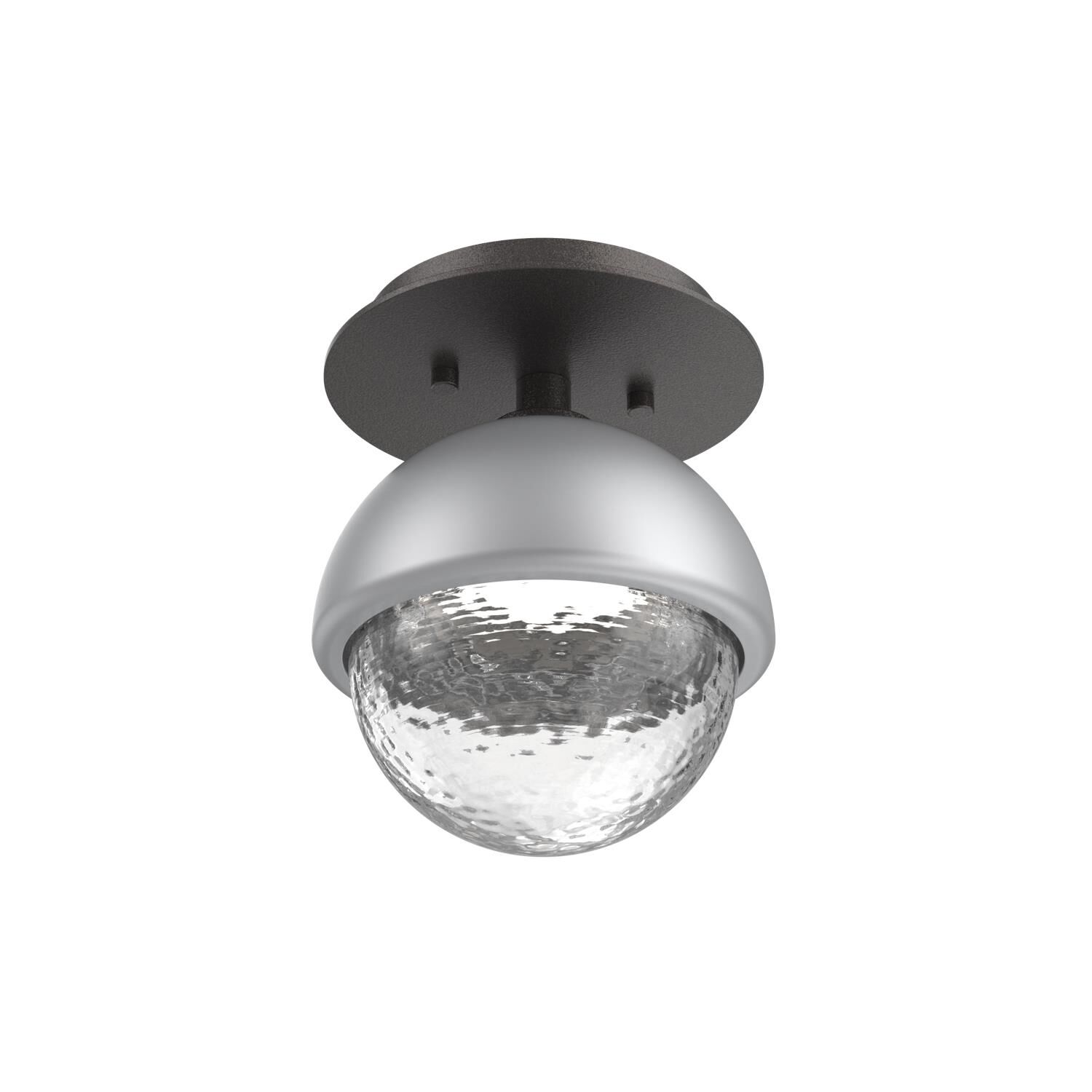 Shown in Graphite finish and Clear glass and Classic Silver accent