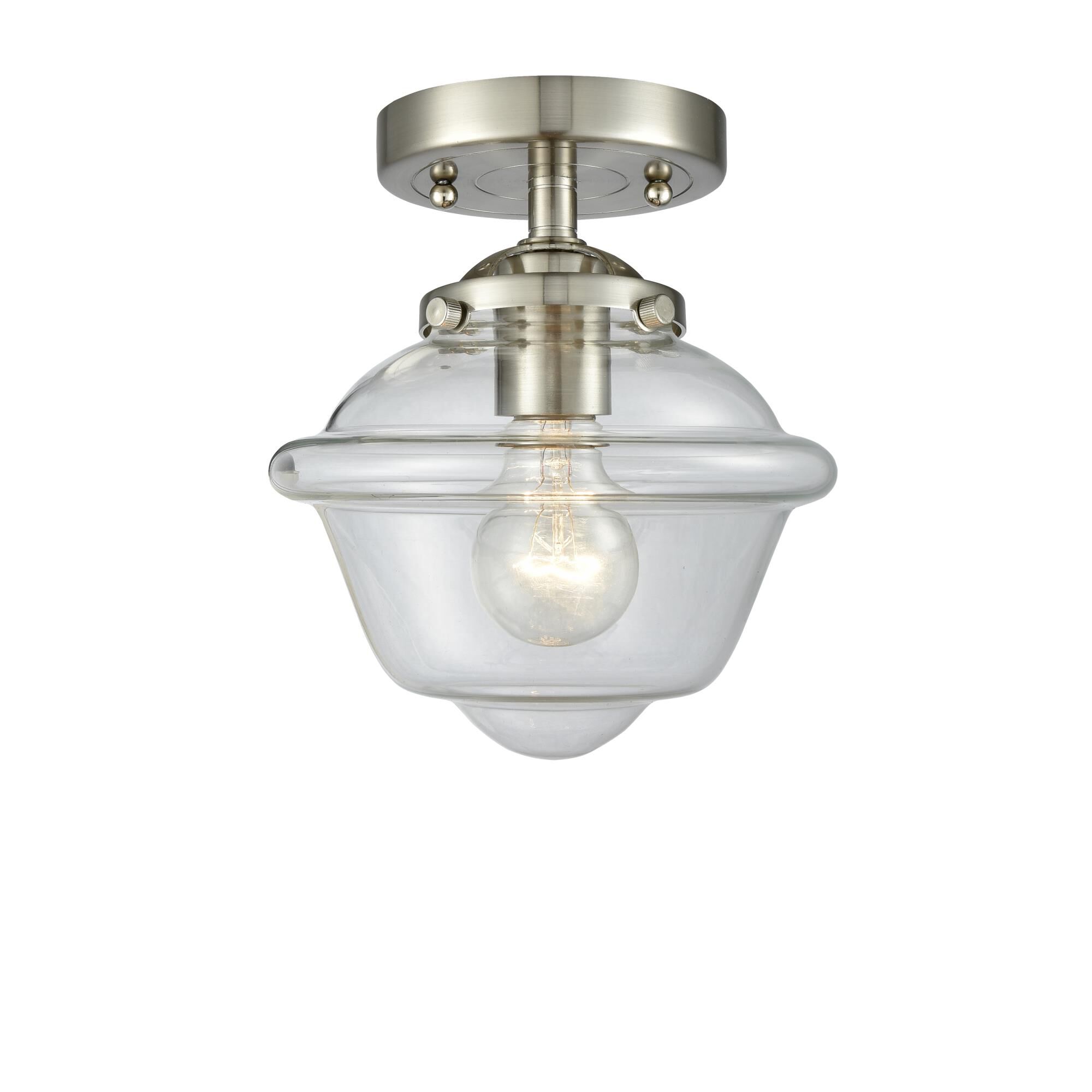 Bruno Marashlian Oxford 7 Inch 1 Light Semi Flush Mount by Innovations Lighting