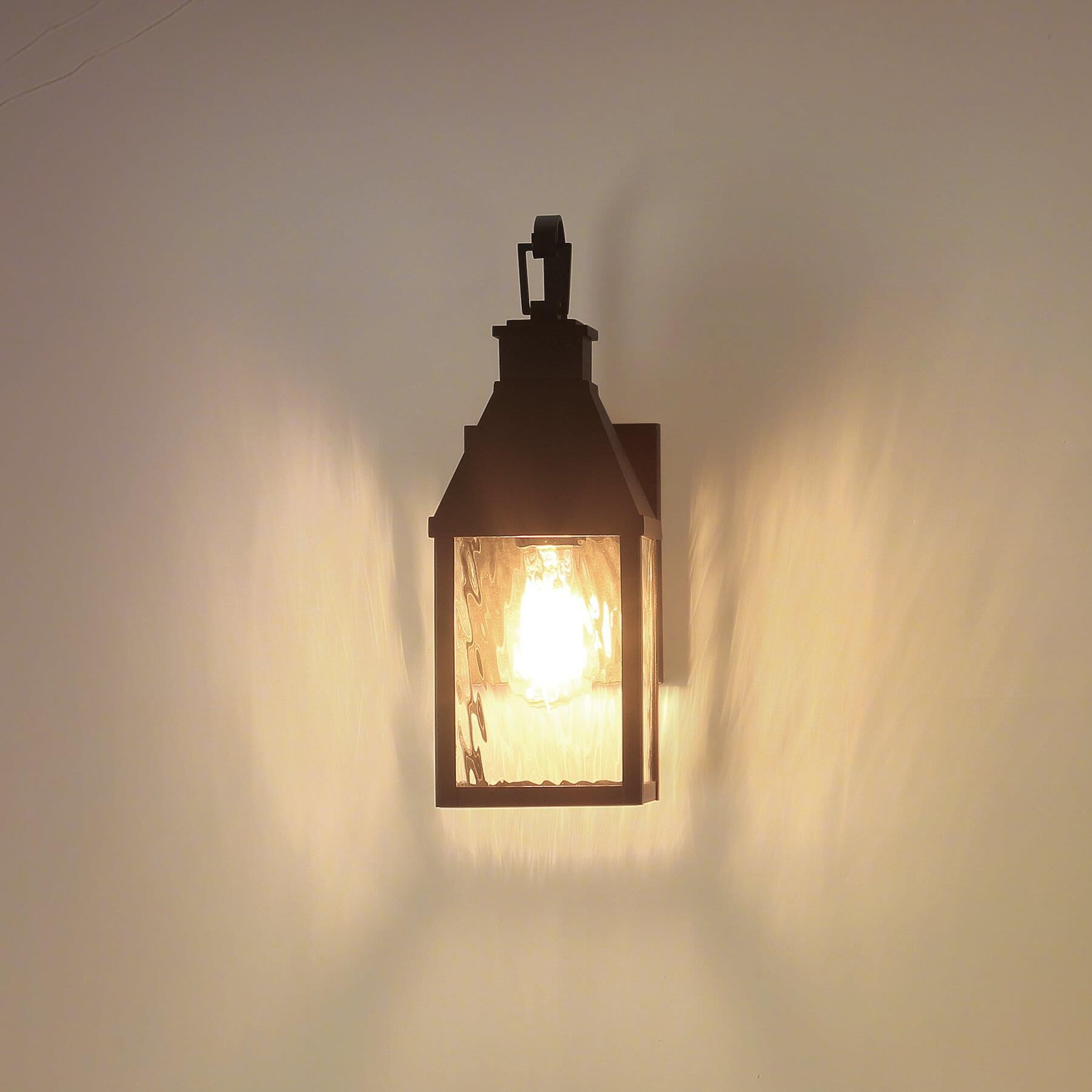 Shown in Textured Black finish and Clear Water glass