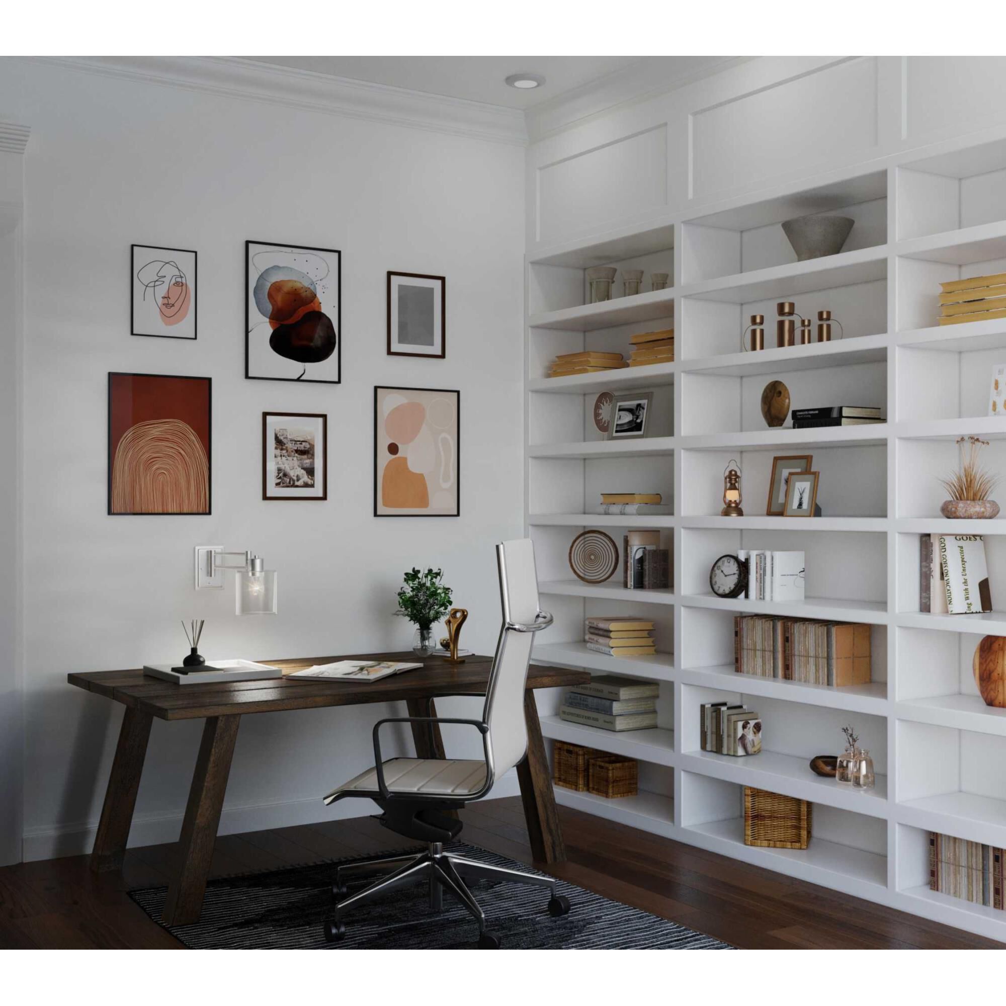 Shown in Brushed Nickel finish and Clear glass