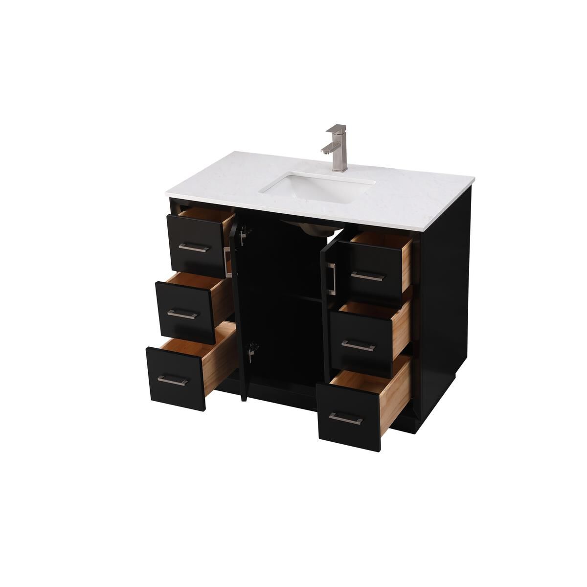 Shown in Black finish