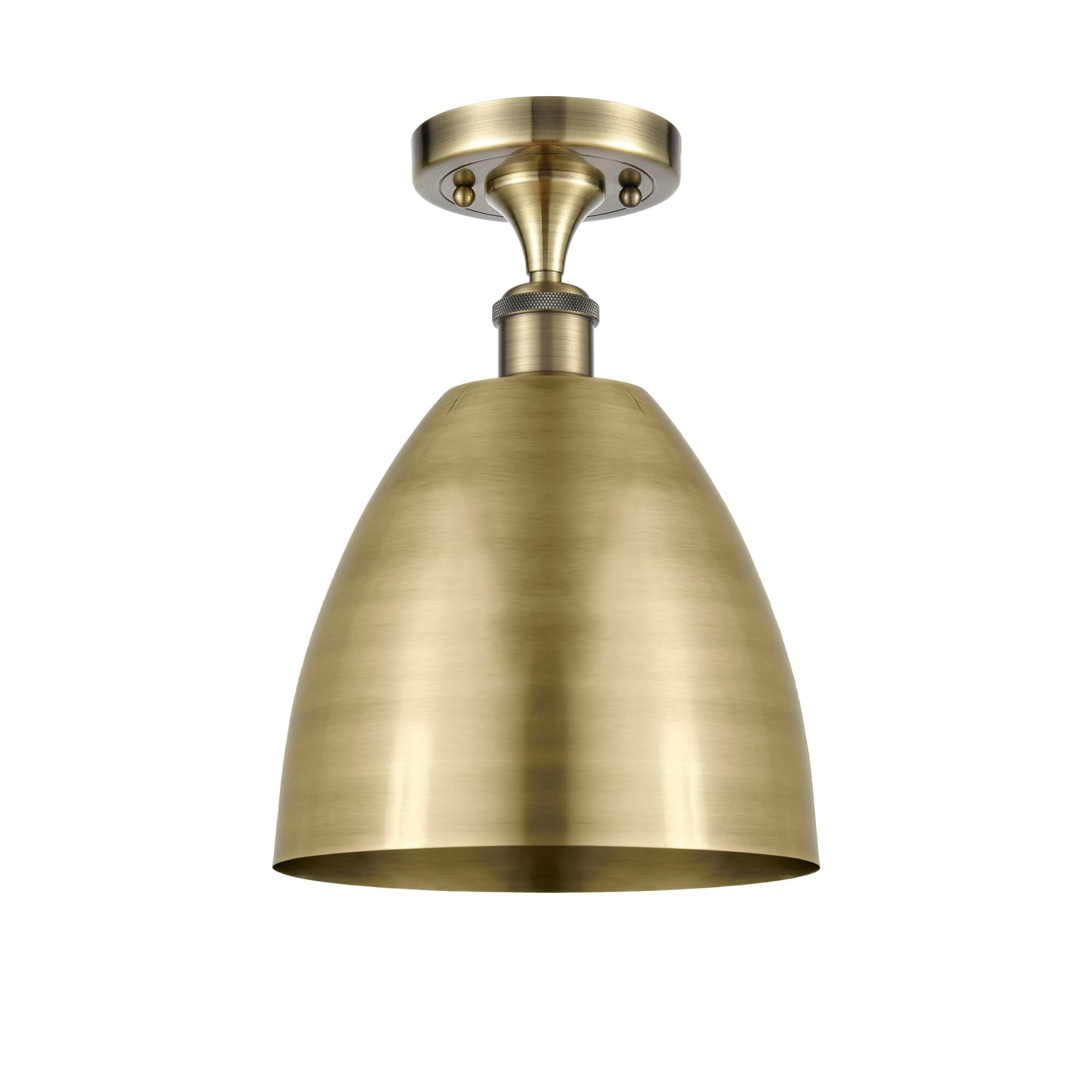 Bruno Marashlian Ballston Dome 9 Inch 1 Light Semi Flush Mount by Innovations Lighting