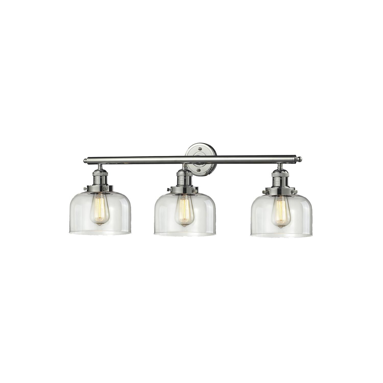 Bruno Marashlian Large Bell 32 Inch 3 Light Bath Vanity Light by Innovations Lighting