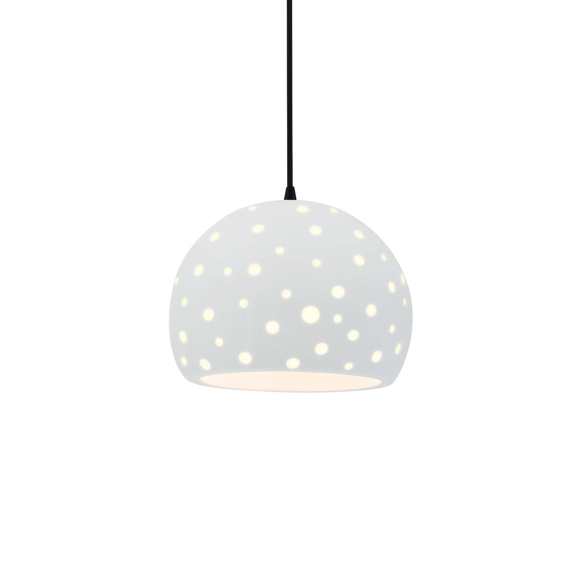 Perforated Globe 7 Inch Mini Pendant by Justice Design Group