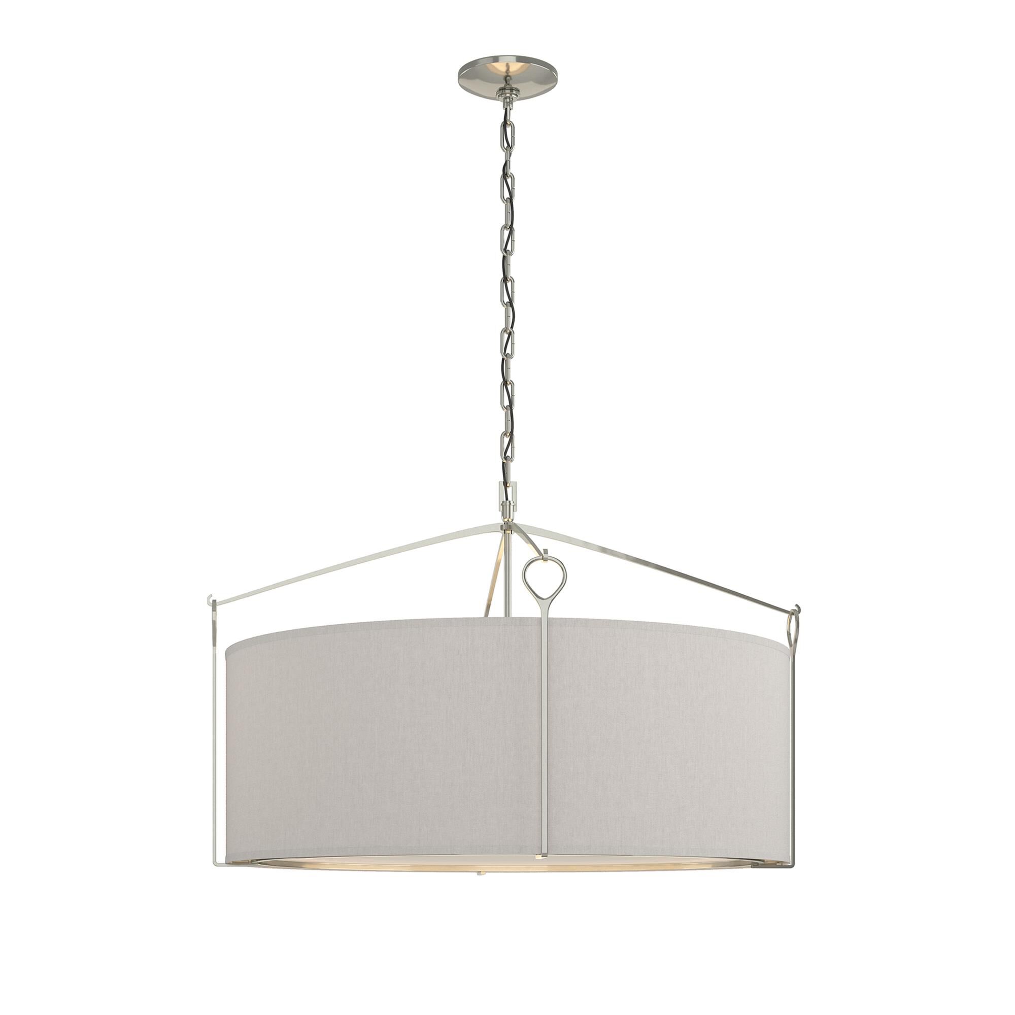 Shown in Sterling finish and Flax shade