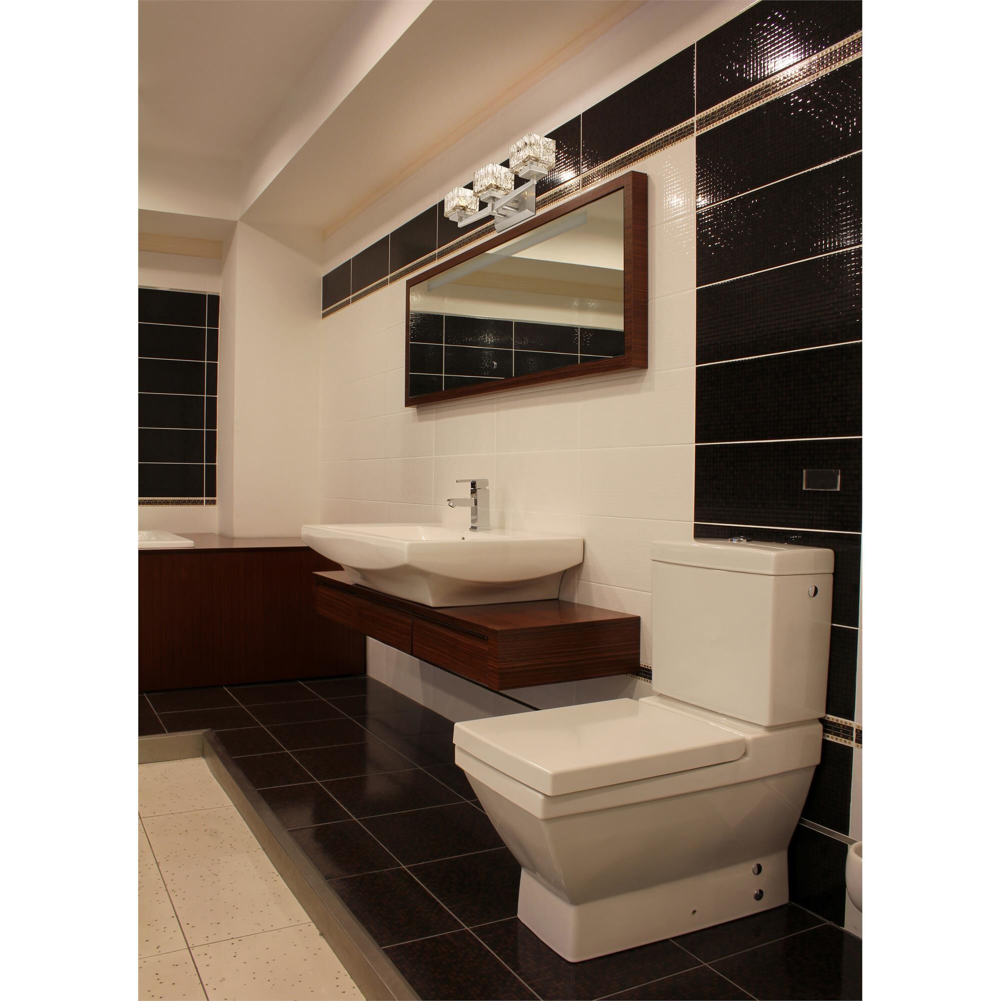 Shown in Brushed Nickel finish and Glass shade