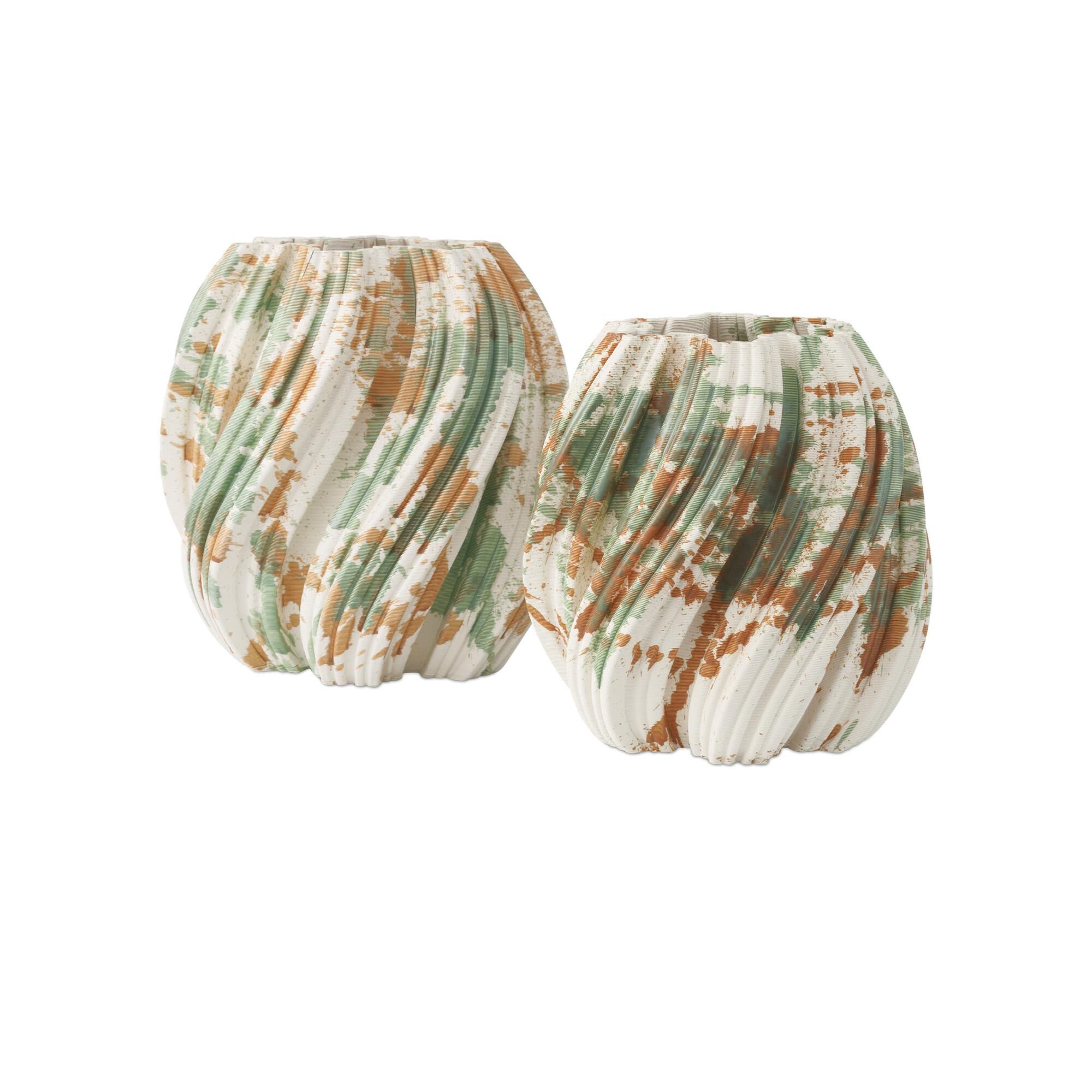 Camouflage Vase-Urn by Currey and Company