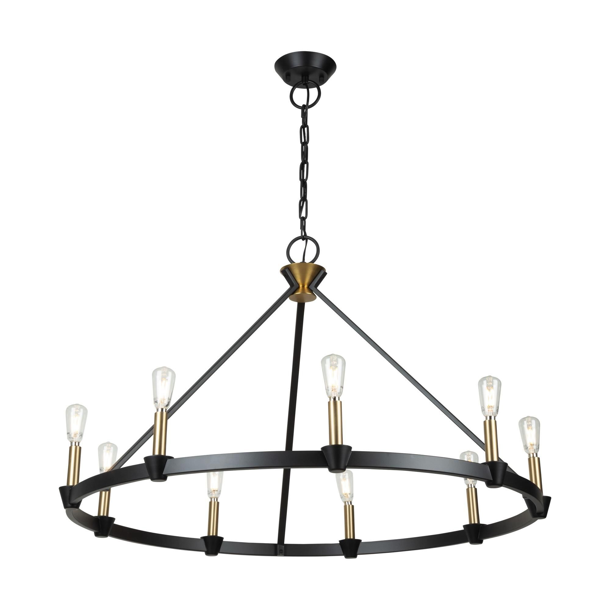 Kevin Kraemer Notting Hill 36 Inch 9 Light Chandelier by Artcraft