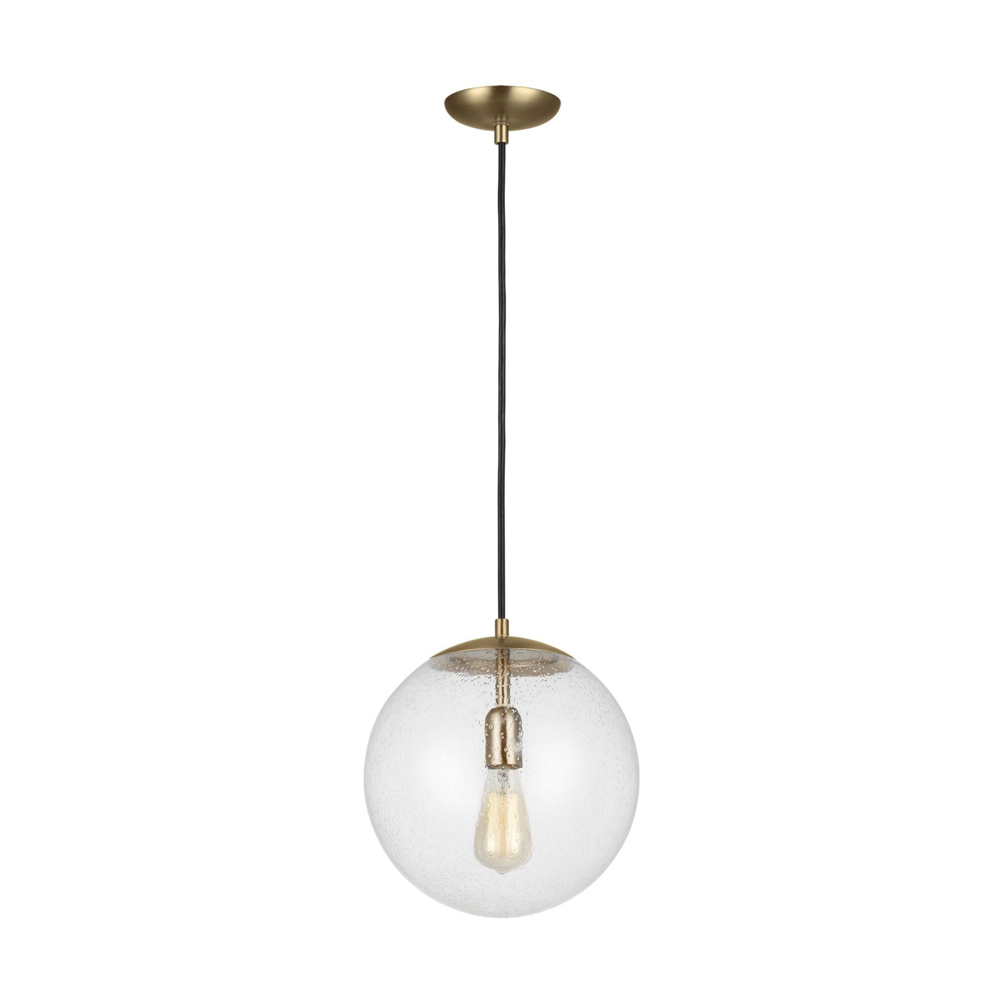 Shown in Satin Bronze finish and Clear Seeded glass