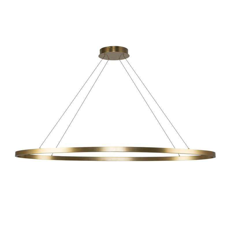 Ovale 28 Inch Linear Suspension Light Kuzco Lighting